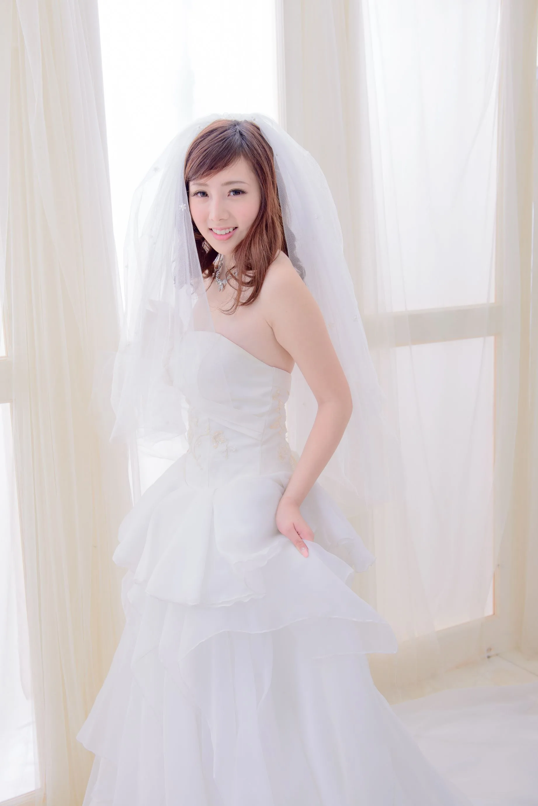 [Vẻ đẹp váy cưới] Chen Siying - Bộ ảnh cưới màu xanh trắng - 43
