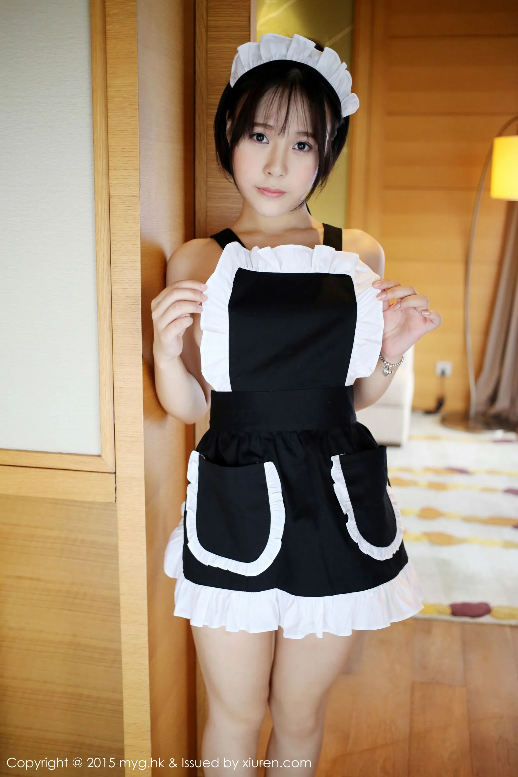 [Bộ sưu tập ảnh làm đẹp MYGIRL]VOL.157 Evelyn - Sách ảnh trang phục hầu gái gợi cảm - 12