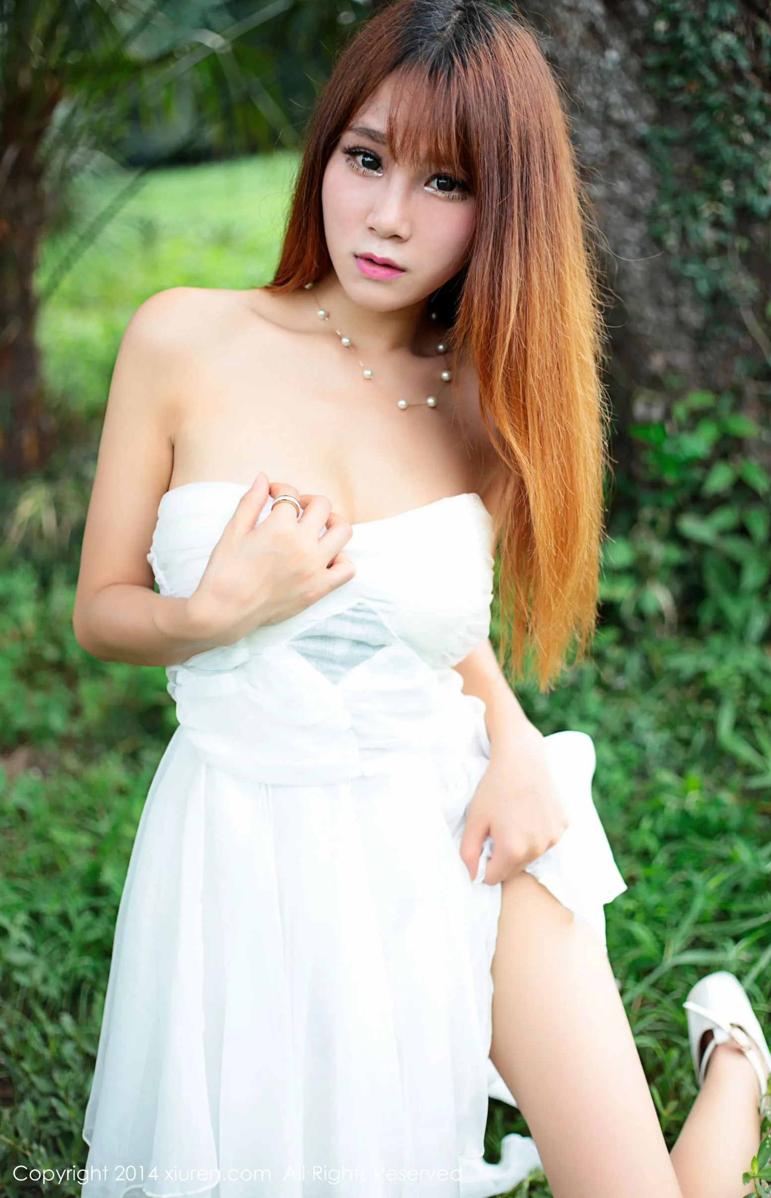 [XIUREN秀人网] Zichun'er Annie - Bộ ảnh nội y gợi cảm ngoài trời - 5