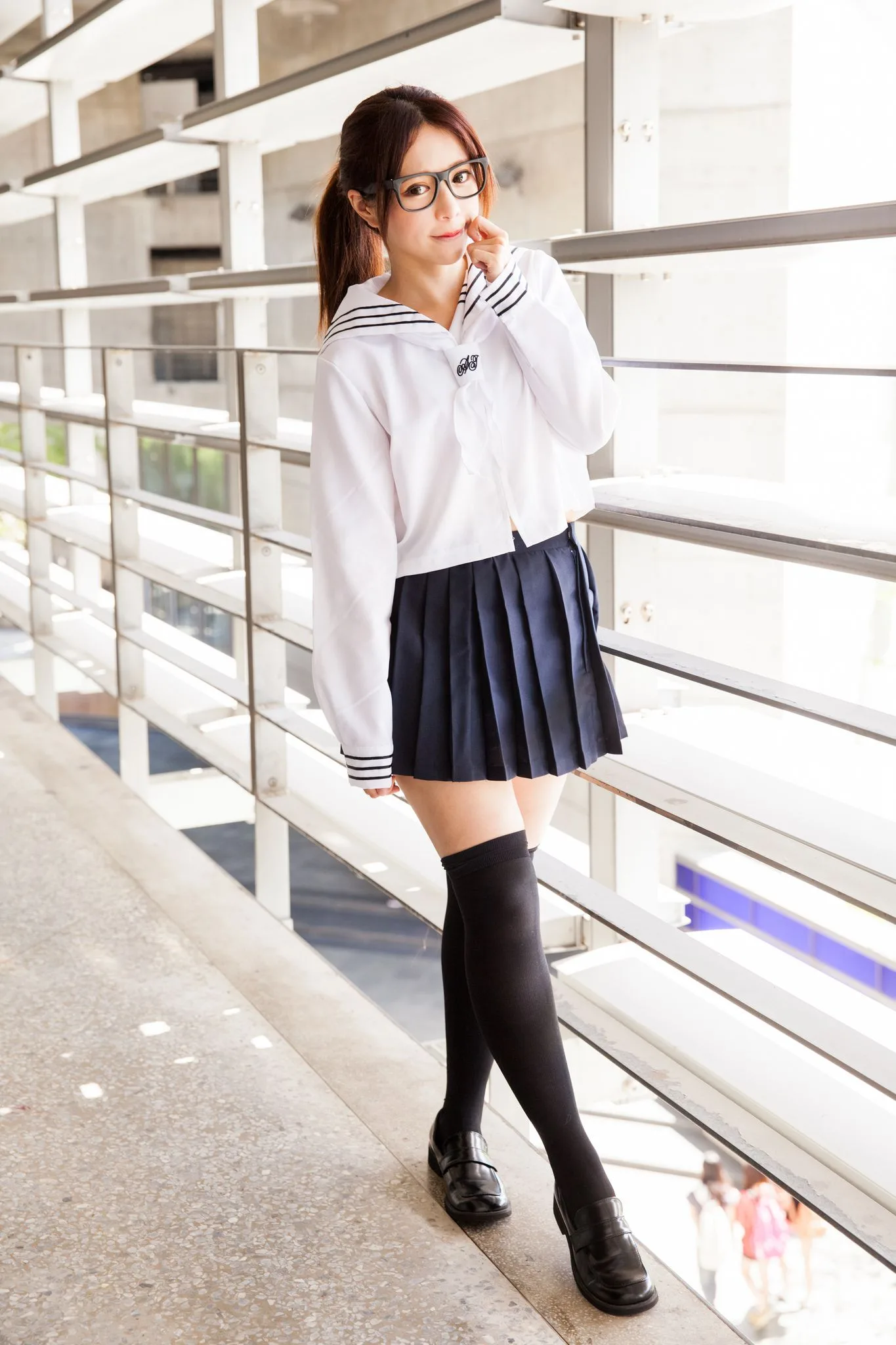 Nữ diễn viên Đài Loan Trương Kỳ Binh (Julie) - Bộ ảnh chụp trang phục thủy thủ/nữ sinh. - 48