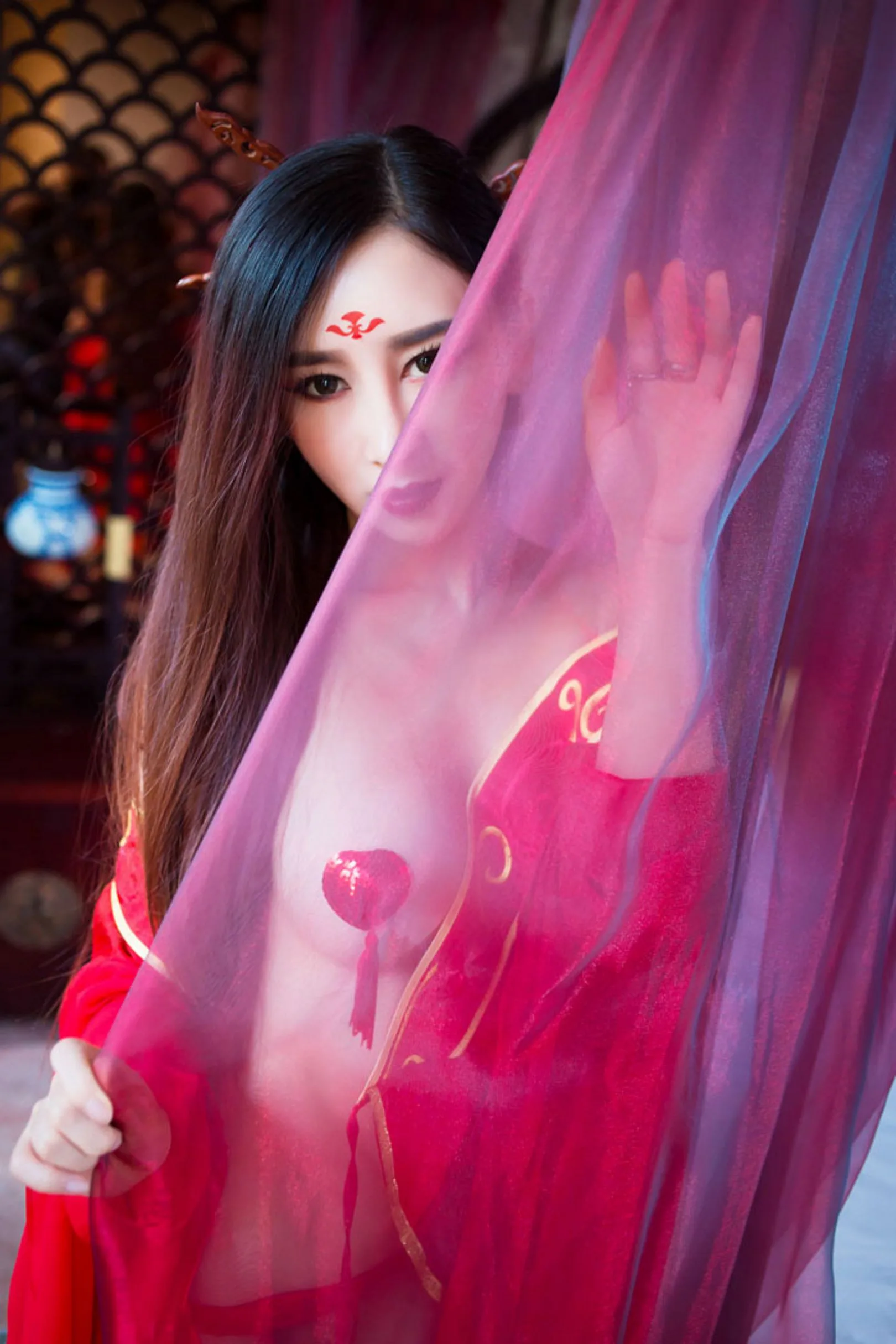 [XIUREN秀人网] SỐ 382 Zou Jingjing - Sách ảnh "Hành trình của hoa ▪ Quỷ hoá" - 6