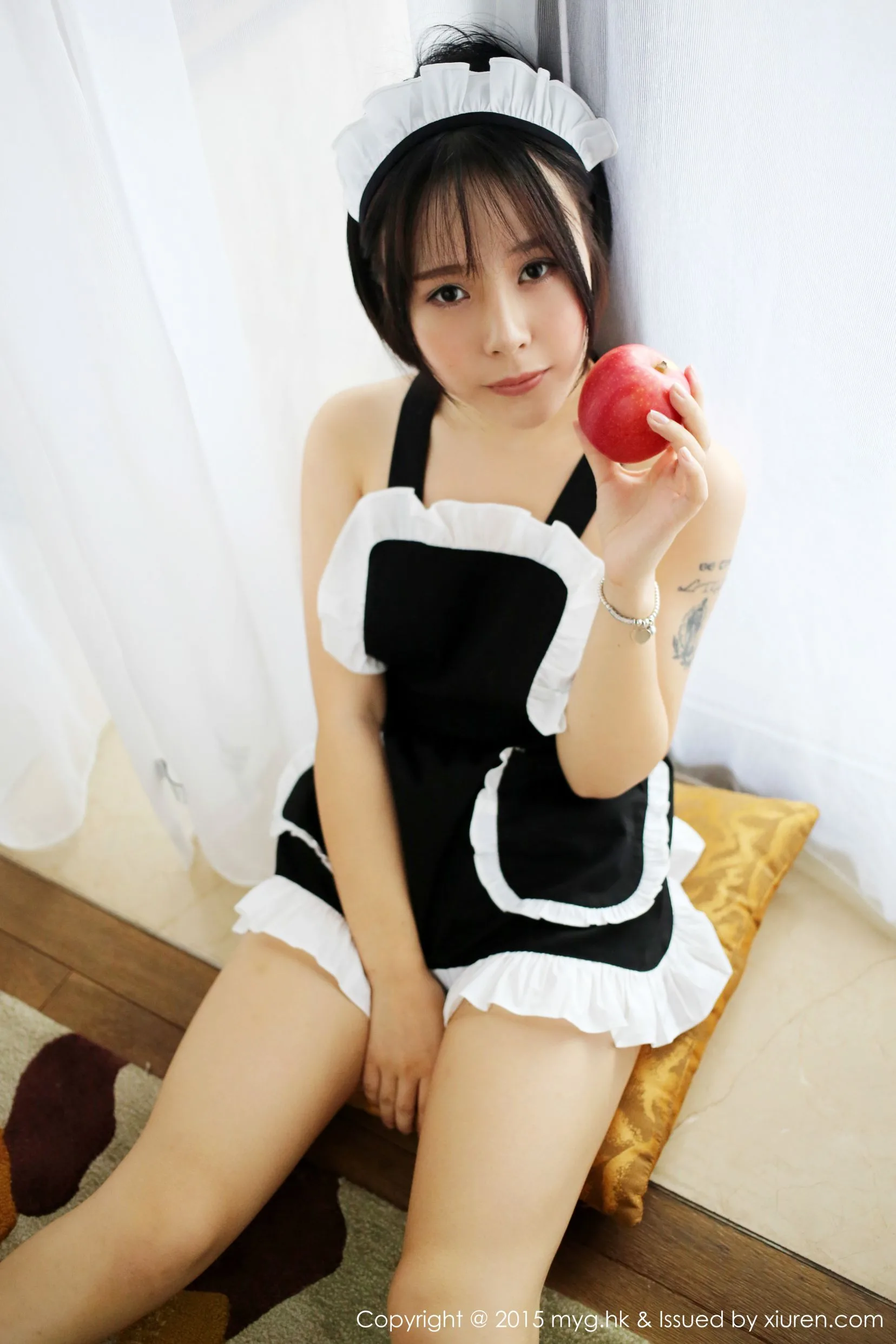 [Bộ sưu tập ảnh làm đẹp MYGIRL]VOL.157 Evelyn - Sách ảnh trang phục hầu gái gợi cảm - 39