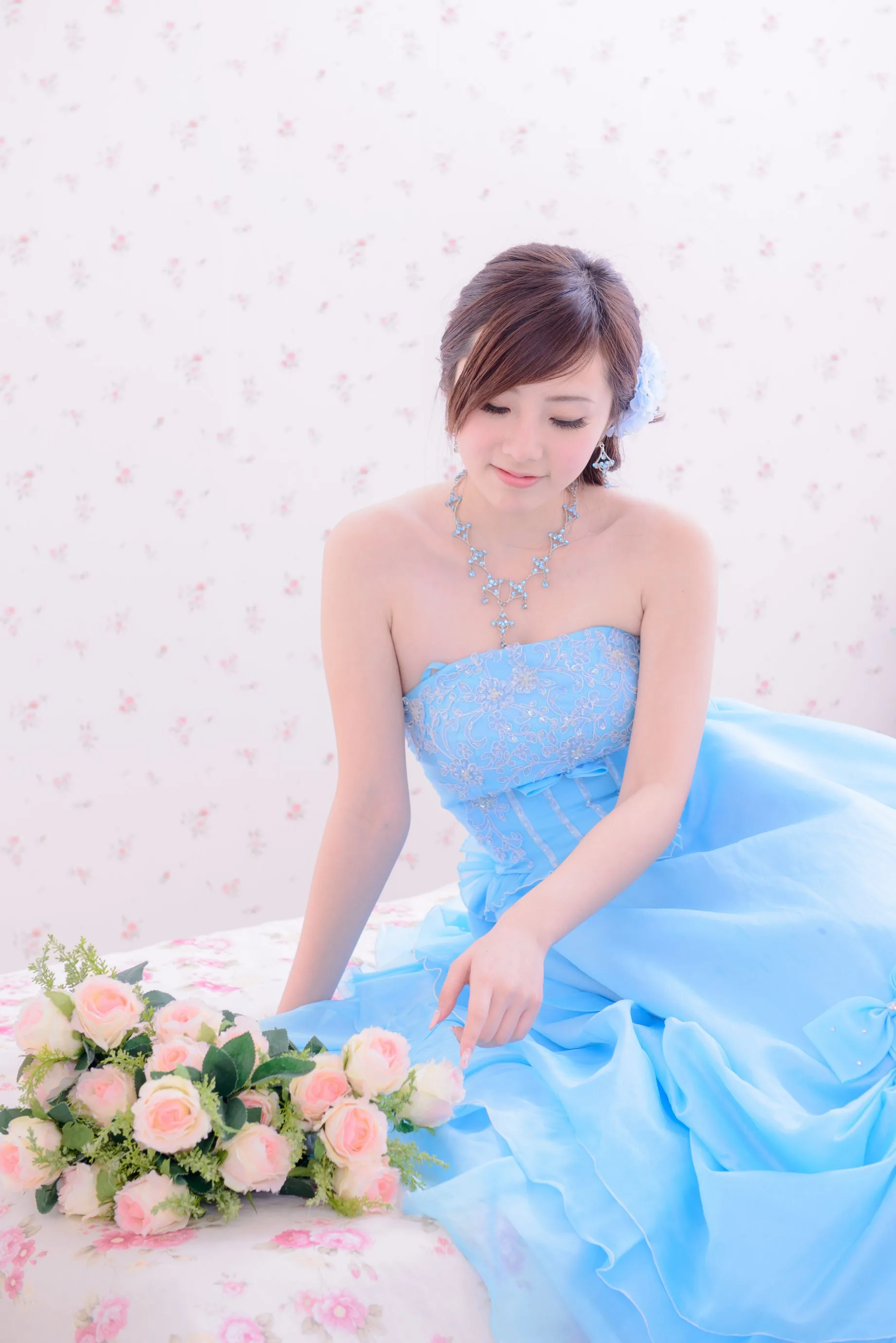 [Vẻ đẹp váy cưới] Chen Siying - Bộ ảnh cưới màu xanh trắng - 7