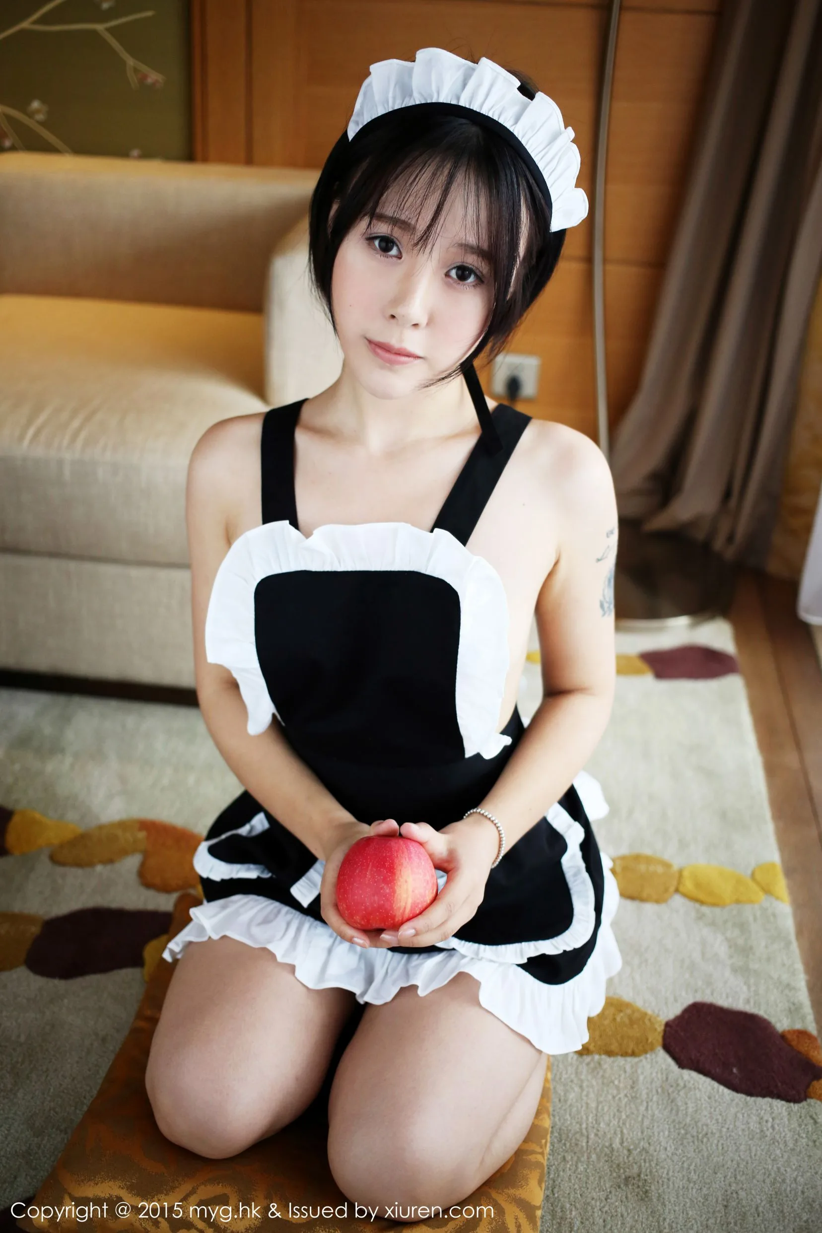 [Bộ sưu tập ảnh làm đẹp MYGIRL]VOL.157 Evelyn - Sách ảnh trang phục hầu gái gợi cảm - 25