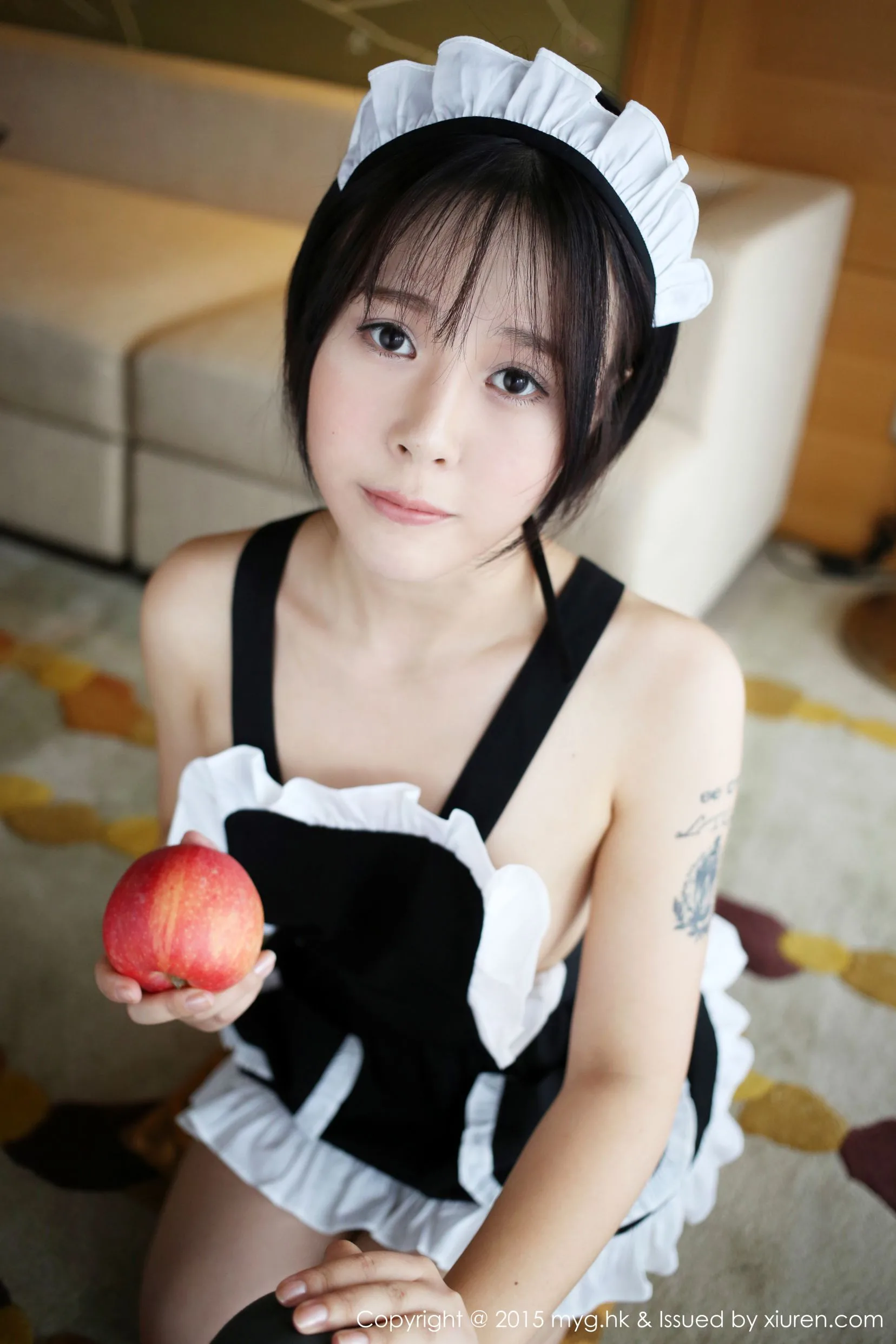 [Bộ sưu tập ảnh làm đẹp MYGIRL]VOL.157 Evelyn - Sách ảnh trang phục hầu gái gợi cảm - 26