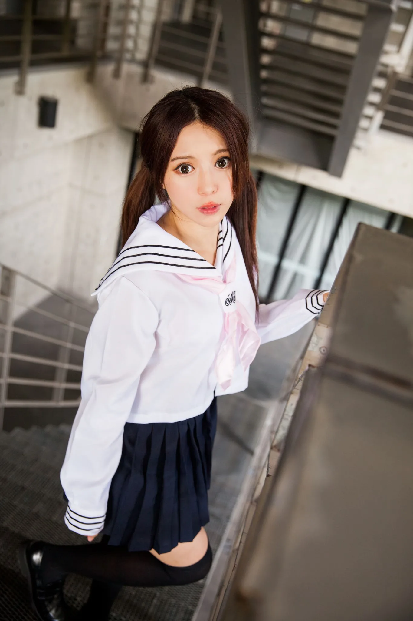 Nữ diễn viên Đài Loan Trương Kỳ Binh (Julie) - Bộ ảnh chụp trang phục thủy thủ/nữ sinh. - 22