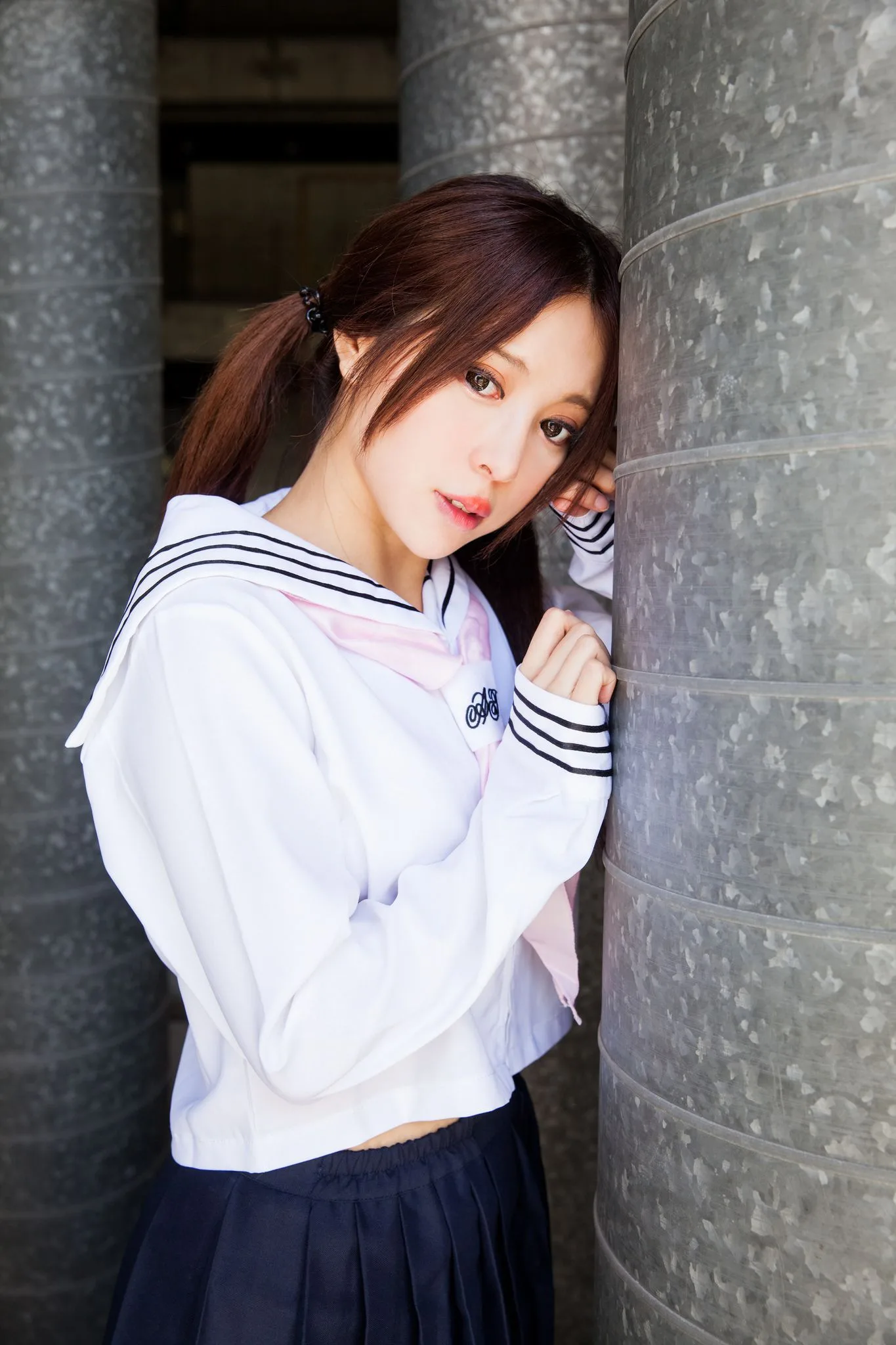 Nữ diễn viên Đài Loan Trương Kỳ Binh (Julie) - Bộ ảnh chụp trang phục thủy thủ/nữ sinh. - 79