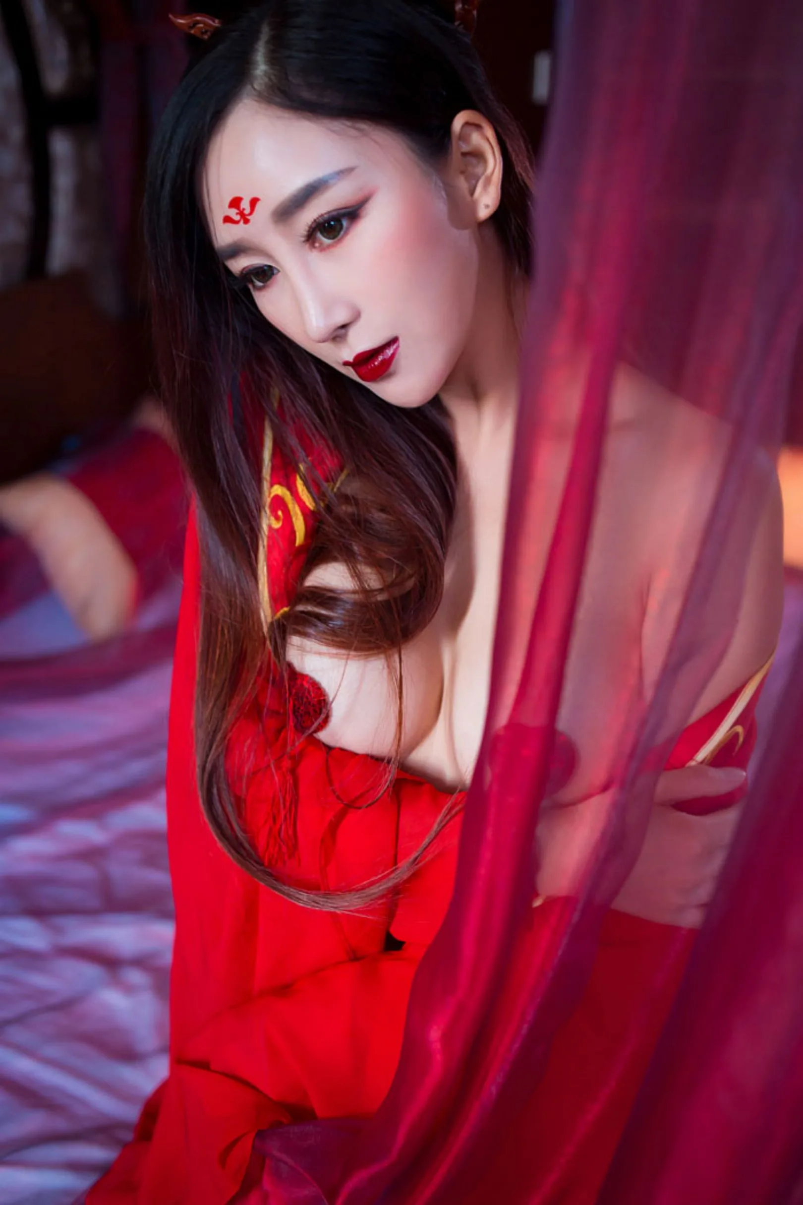 [XIUREN秀人网] SỐ 382 Zou Jingjing - Sách ảnh "Hành trình của hoa ▪ Quỷ hoá" - 11