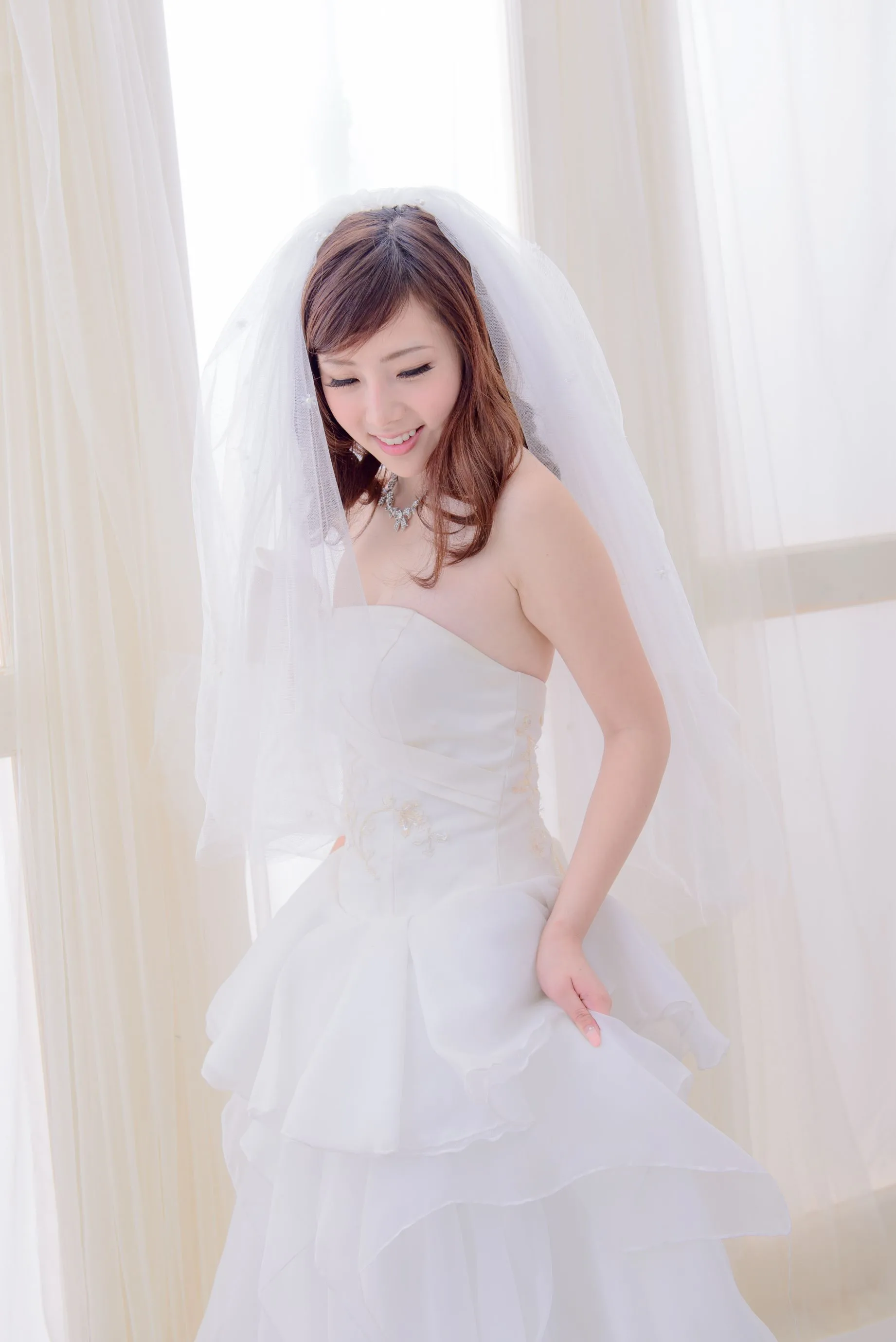 [Vẻ đẹp váy cưới] Chen Siying - Bộ ảnh cưới màu xanh trắng - 44