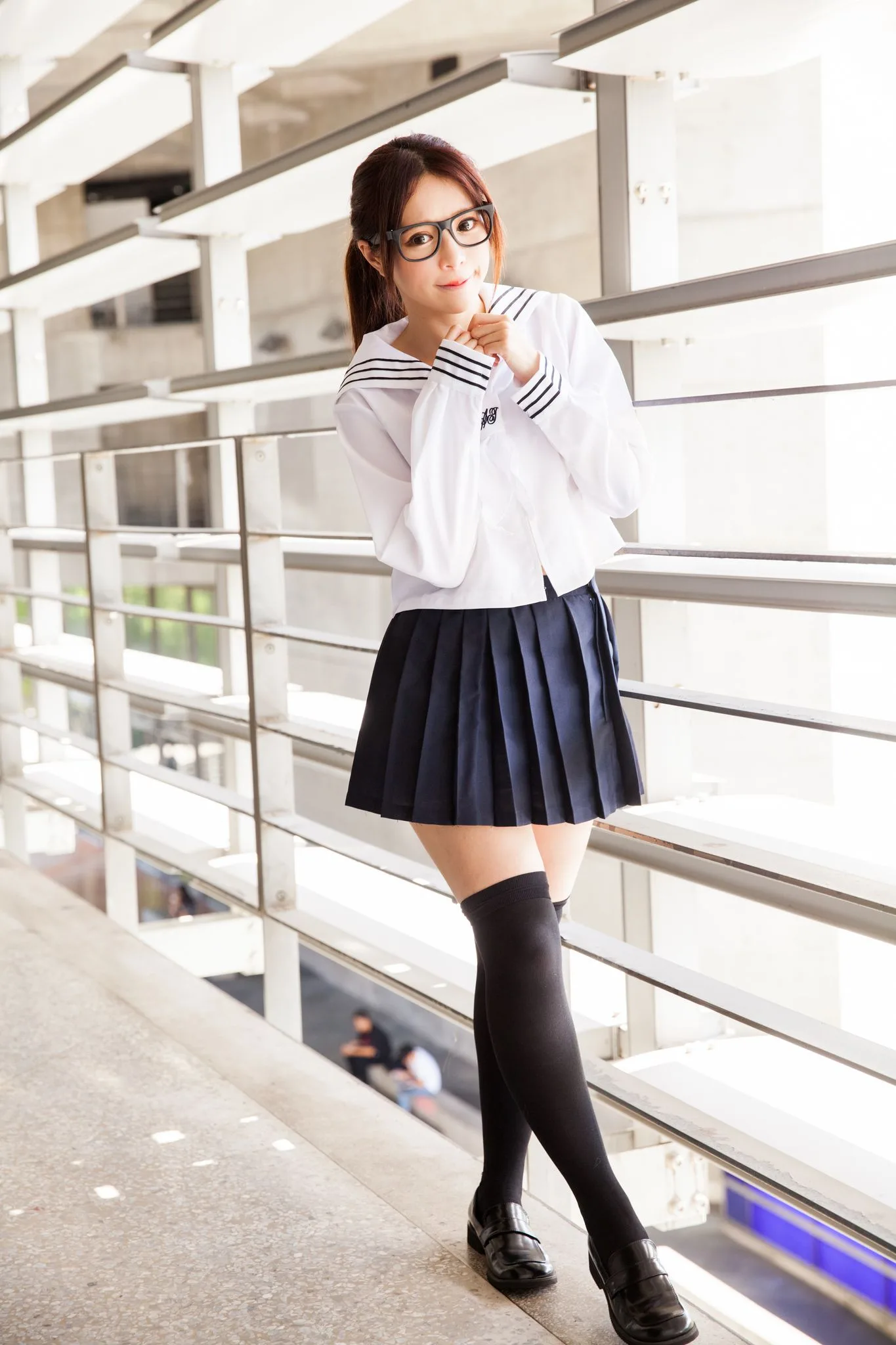 Nữ diễn viên Đài Loan Trương Kỳ Binh (Julie) - Bộ ảnh chụp trang phục thủy thủ/nữ sinh. - 50
