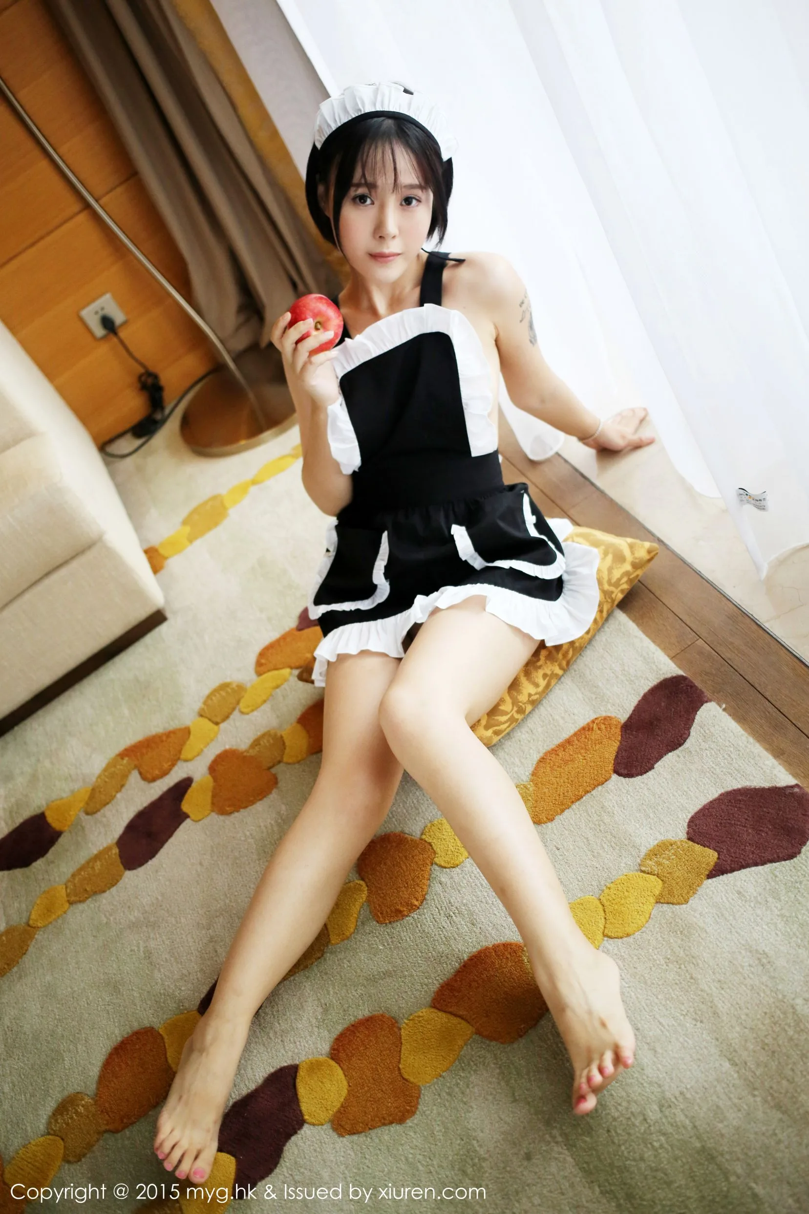[Bộ sưu tập ảnh làm đẹp MYGIRL]VOL.157 Evelyn - Sách ảnh trang phục hầu gái gợi cảm - 33