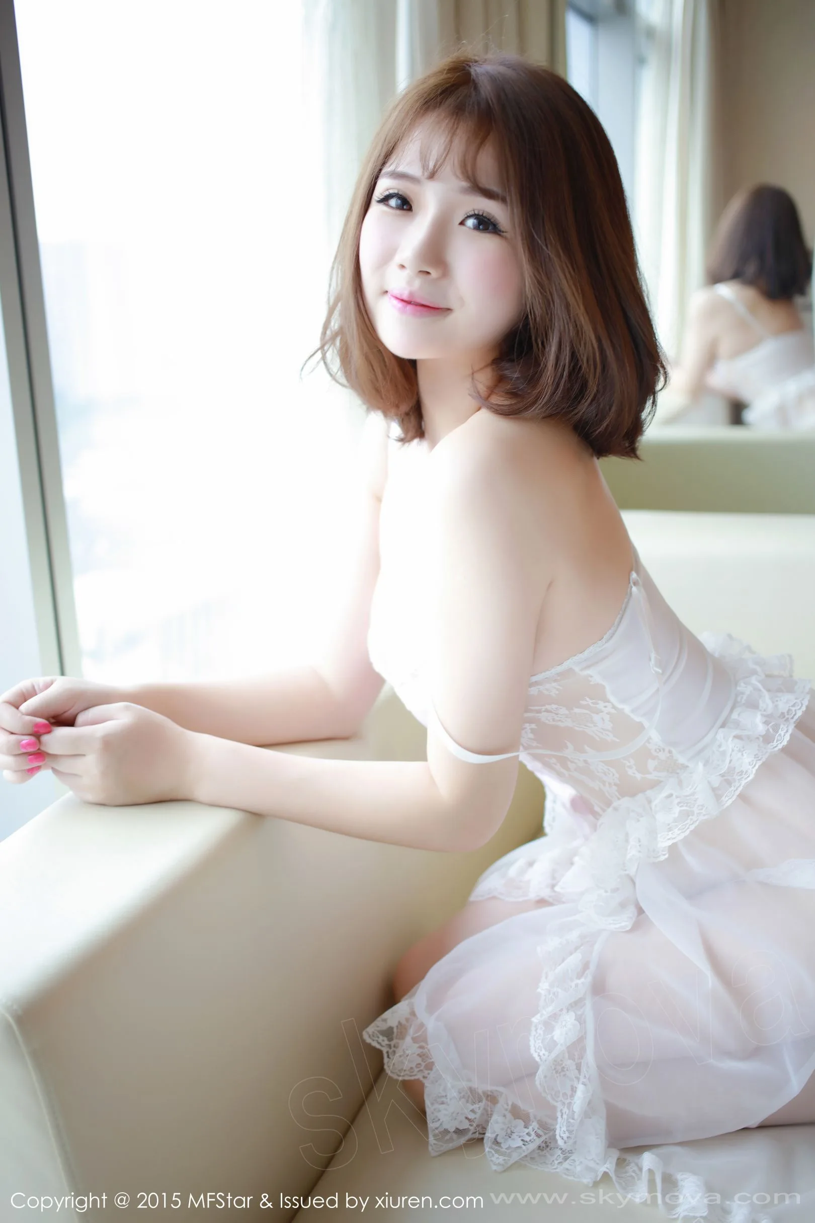 [Học viện người mẫu MFStar]VOL.012 Xu Cake - Một cô bé mới dễ thương và đáng yêu trong bộ váy hồng. - 18