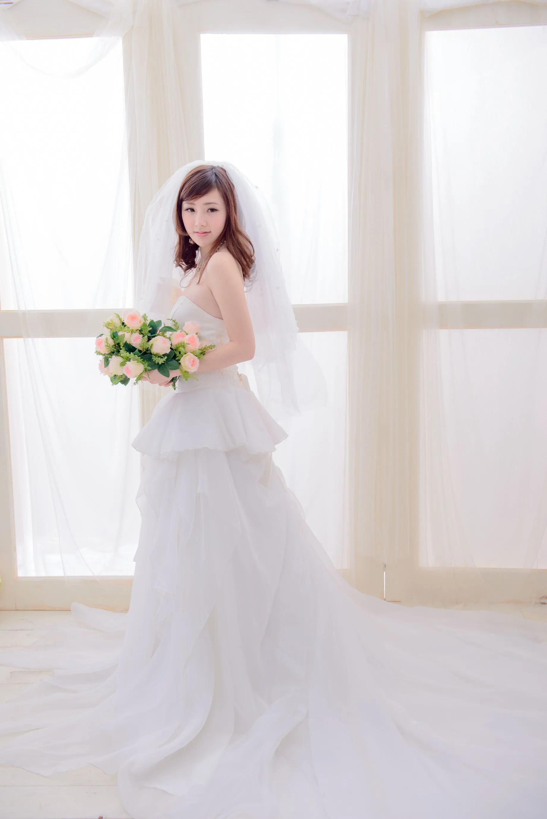[Vẻ đẹp váy cưới] Chen Siying - Bộ ảnh cưới màu xanh trắng - 47
