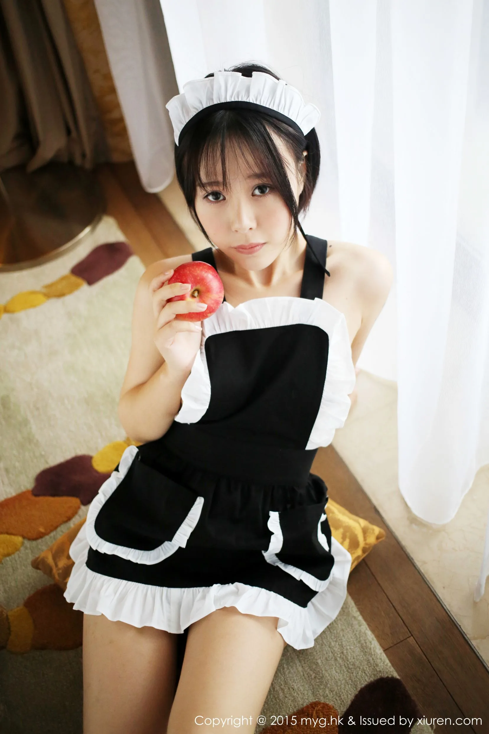 [Bộ sưu tập ảnh làm đẹp MYGIRL]VOL.157 Evelyn - Sách ảnh trang phục hầu gái gợi cảm - 34