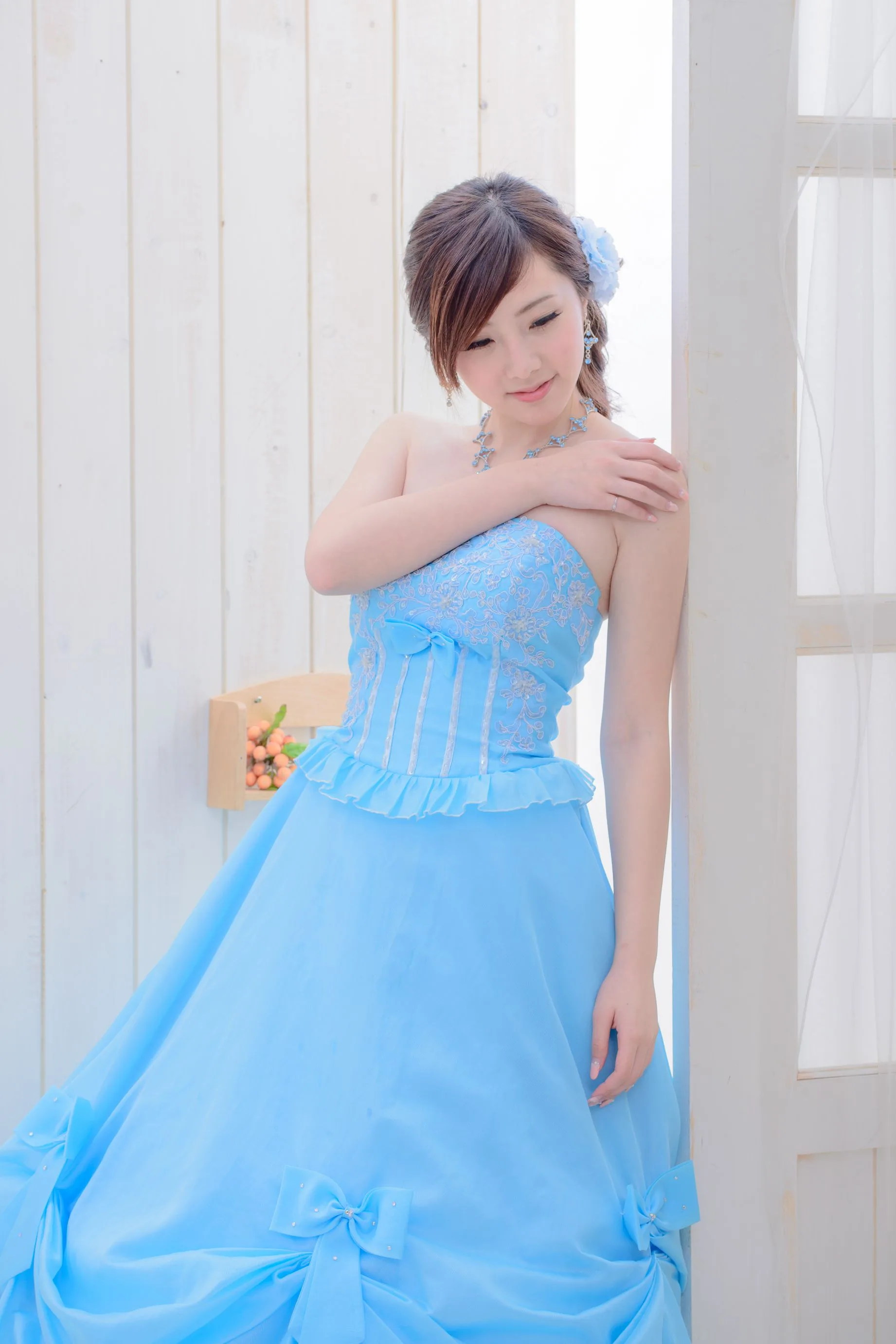 [Vẻ đẹp váy cưới] Chen Siying - Bộ ảnh cưới màu xanh trắng - 24