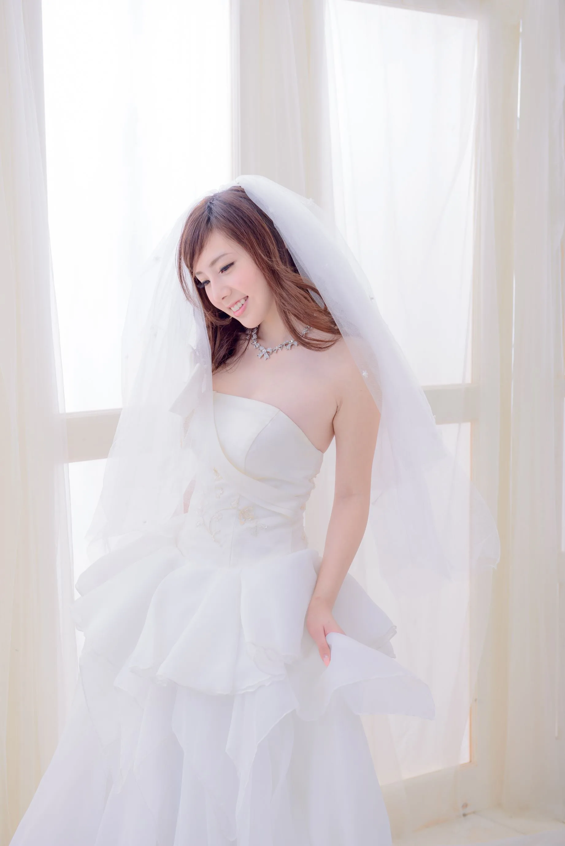[Vẻ đẹp váy cưới] Chen Siying - Bộ ảnh cưới màu xanh trắng - 42