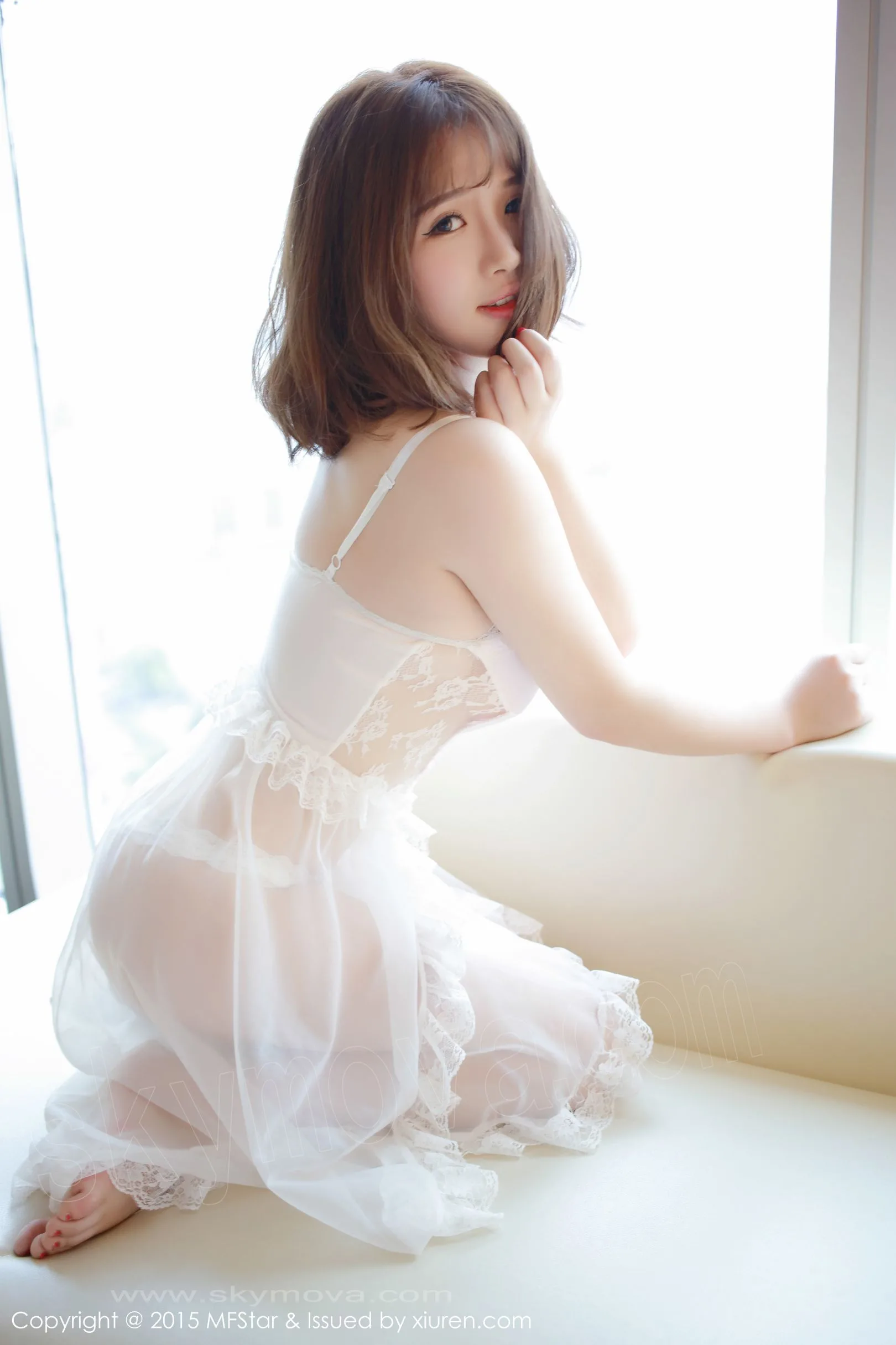 [Học viện người mẫu MFStar]VOL.012 Xu Cake - Một cô bé mới dễ thương và đáng yêu trong bộ váy hồng. - 47