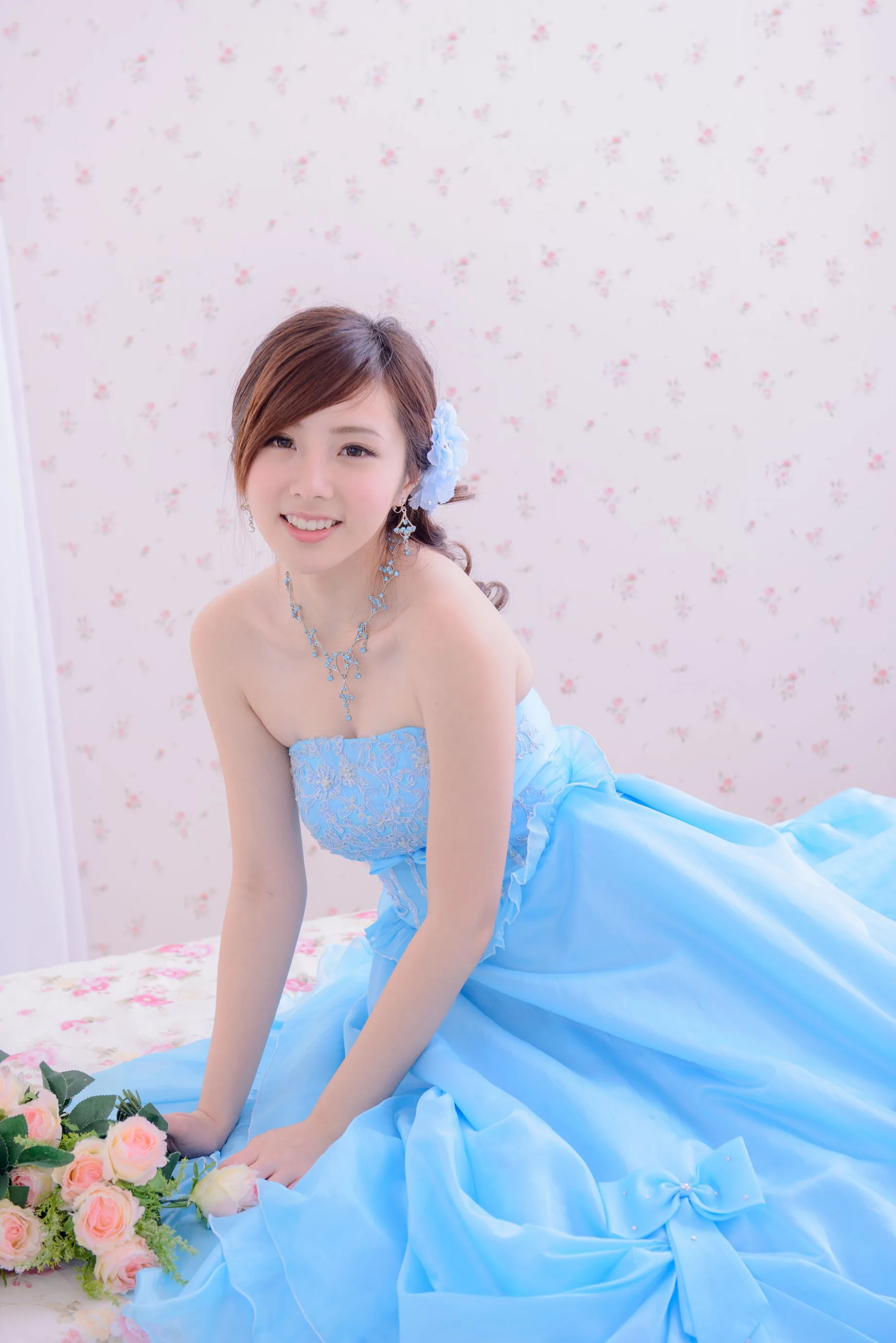 [Vẻ đẹp váy cưới] Chen Siying - Bộ ảnh cưới màu xanh trắng - 5