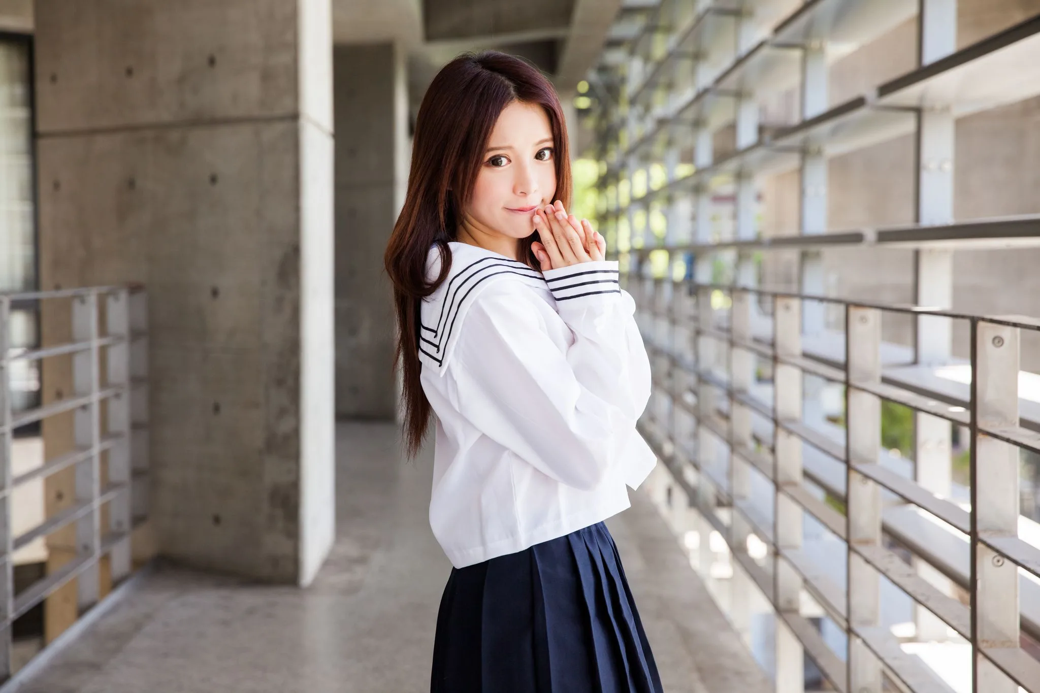 Nữ diễn viên Đài Loan Trương Kỳ Binh (Julie) - Bộ ảnh chụp trang phục thủy thủ/nữ sinh. - 88