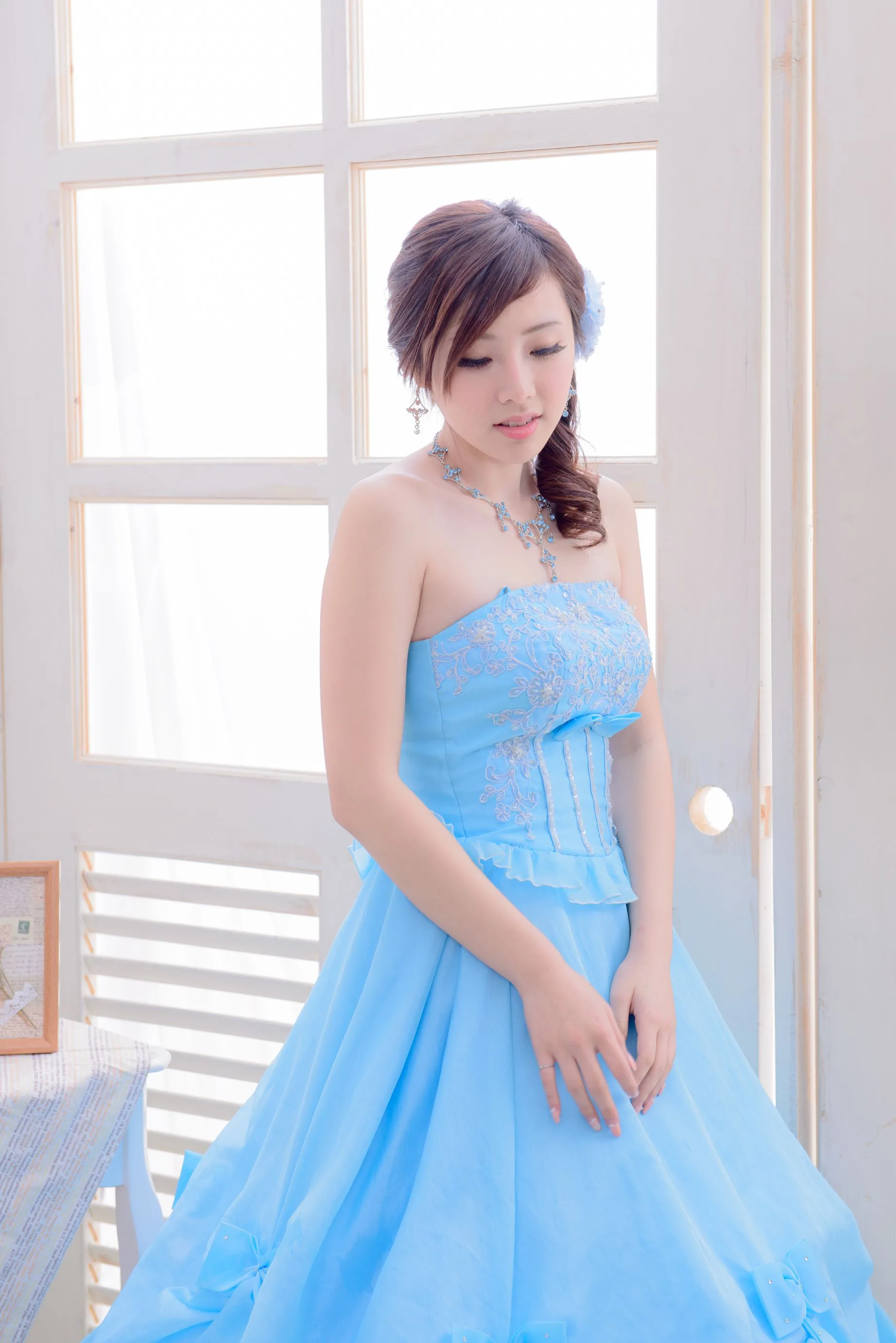 [Vẻ đẹp váy cưới] Chen Siying - Bộ ảnh cưới màu xanh trắng - 31
