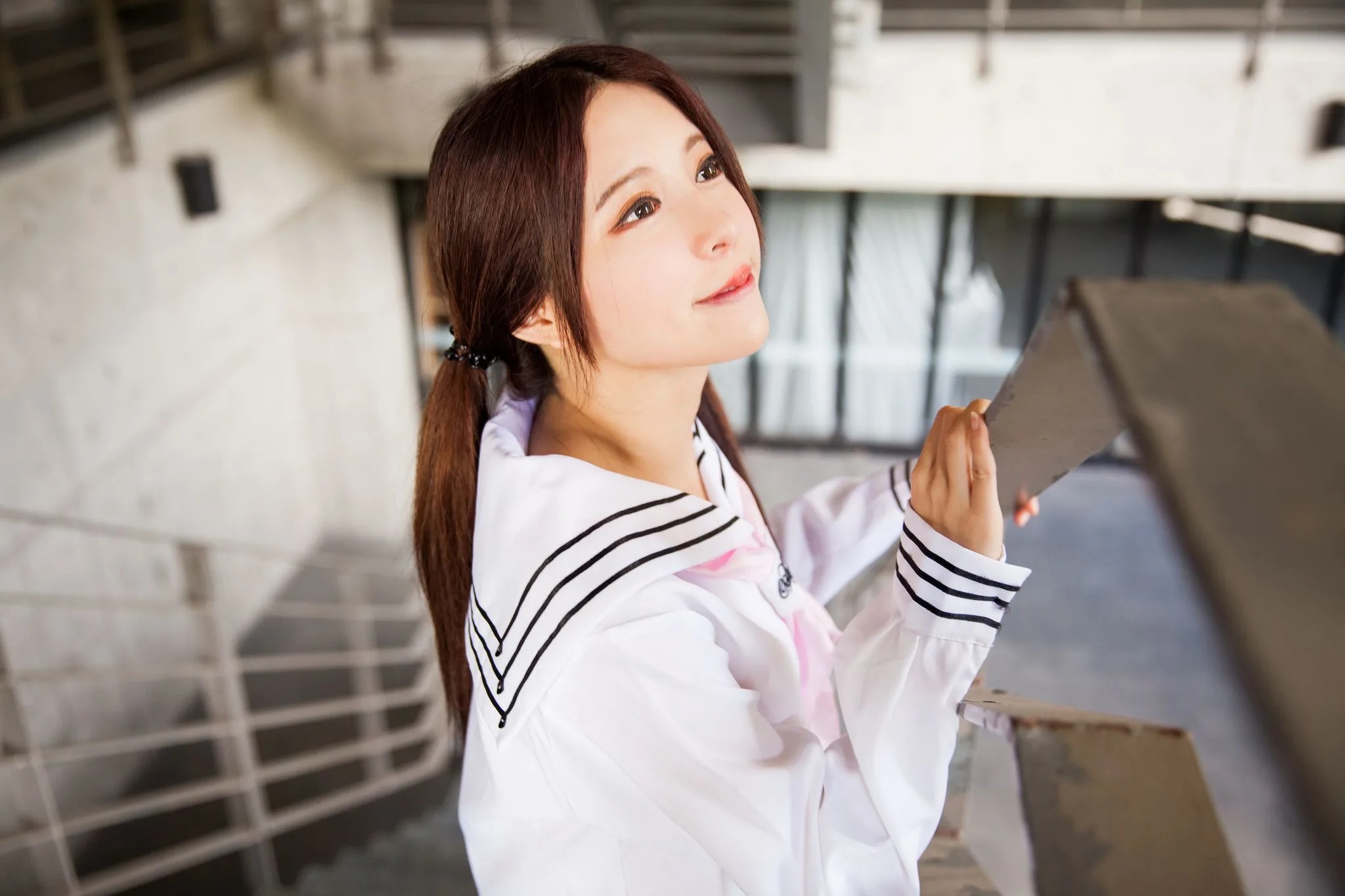 Nữ diễn viên Đài Loan Trương Kỳ Binh (Julie) - Bộ ảnh chụp trang phục thủy thủ/nữ sinh. - 20