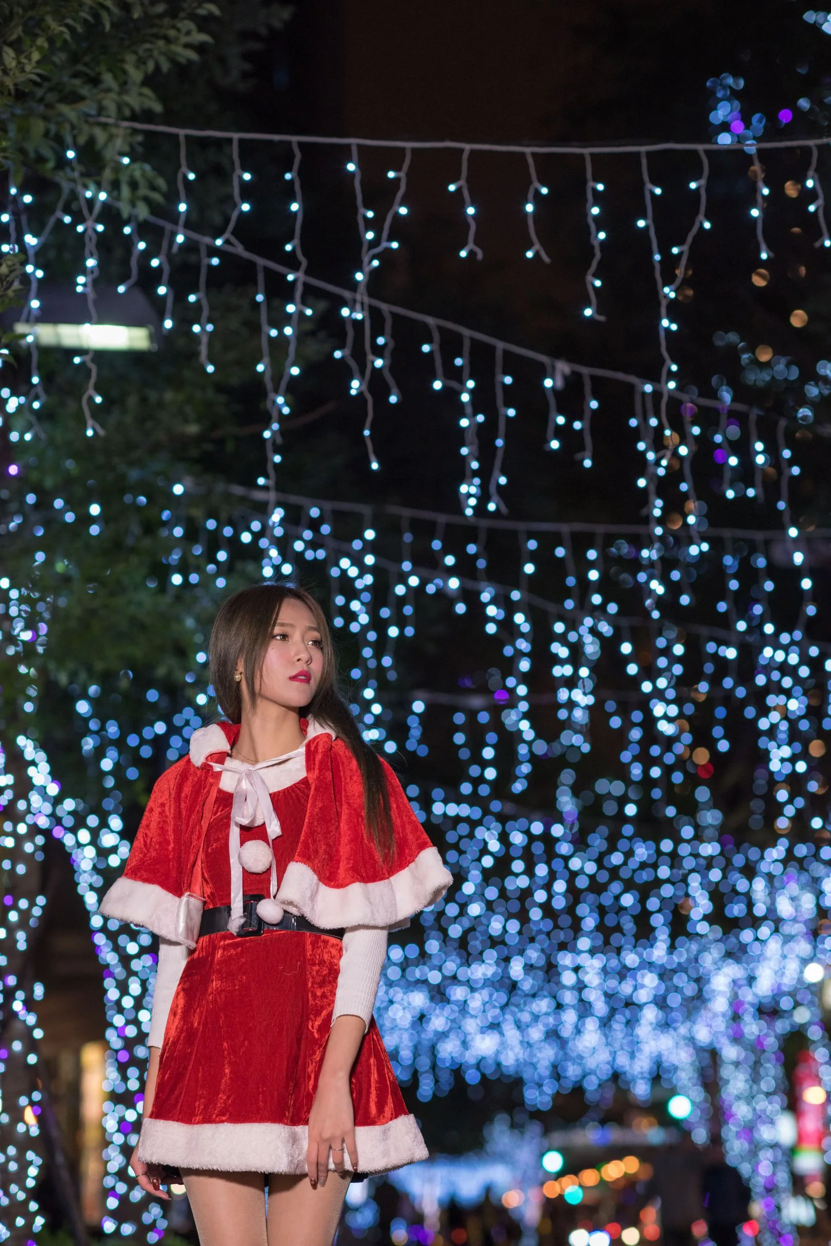 [Buổi chụp ảnh ngoài trời của Beautyleg] Winnie Xiaoxue - Bộ sưu tập ảnh đêm độ phân giải cực cao từ Công viên Giáng sinh Thành phố Đài Bắc Mới - 24