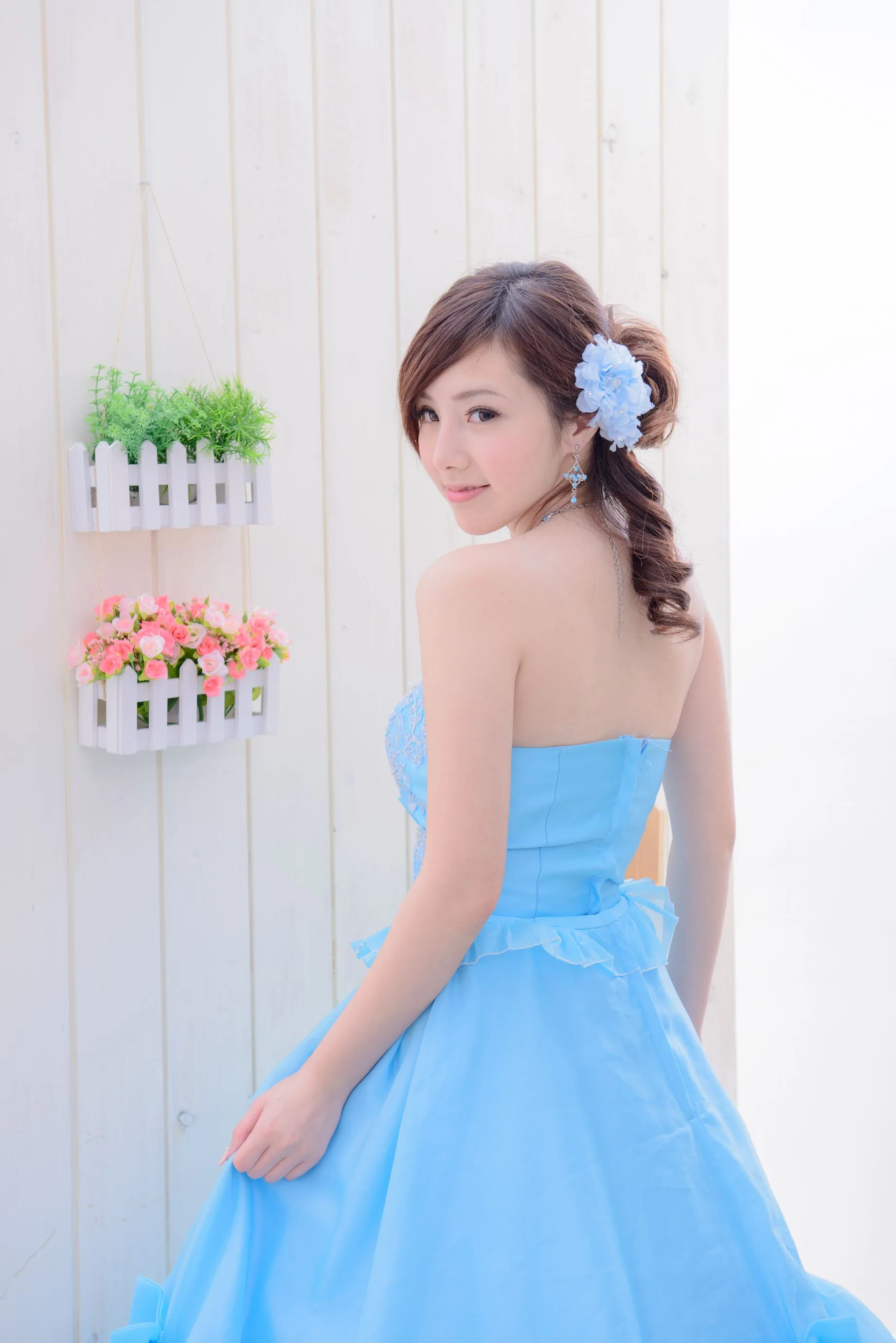 [Vẻ đẹp váy cưới] Chen Siying - Bộ ảnh cưới màu xanh trắng - 14