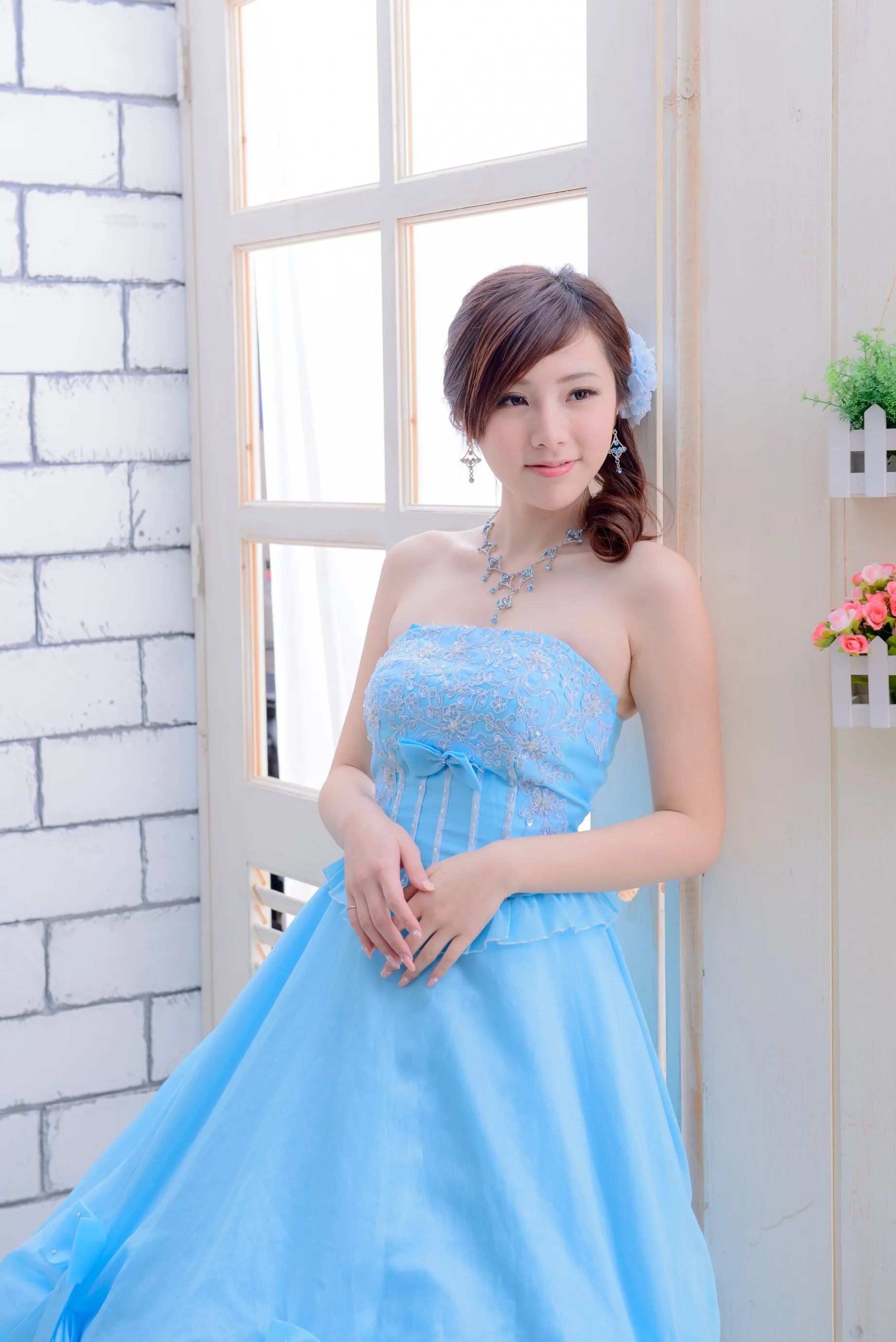 [Vẻ đẹp váy cưới] Chen Siying - Bộ ảnh cưới màu xanh trắng - 28