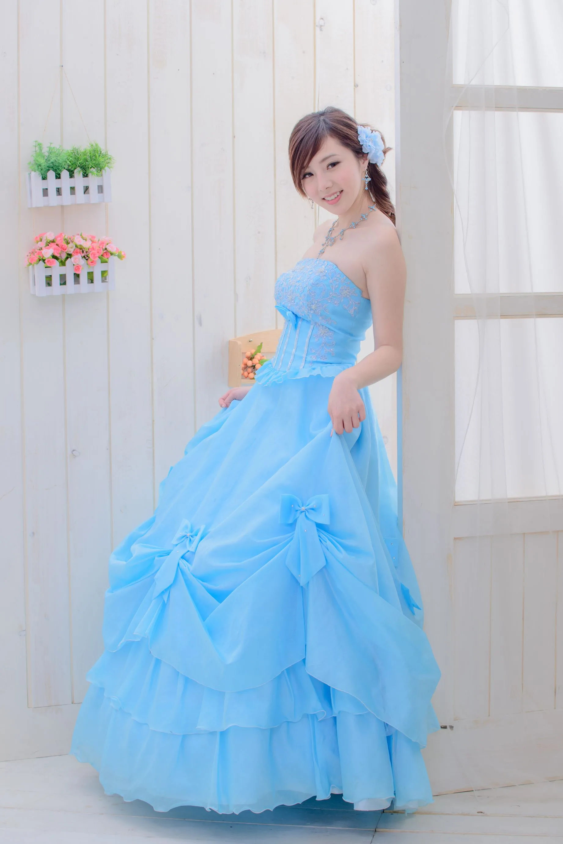 [Vẻ đẹp váy cưới] Chen Siying - Bộ ảnh cưới màu xanh trắng - 23