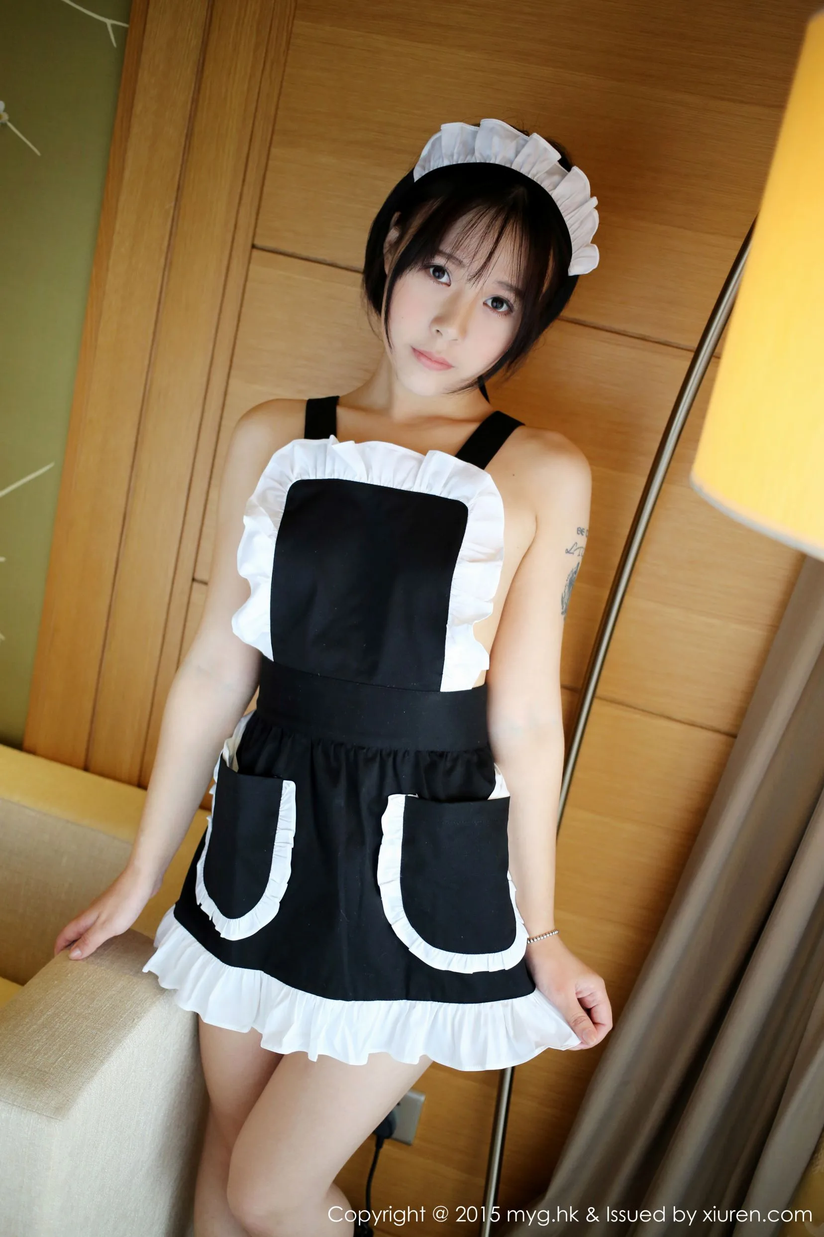 [Bộ sưu tập ảnh làm đẹp MYGIRL]VOL.157 Evelyn - Sách ảnh trang phục hầu gái gợi cảm - 18