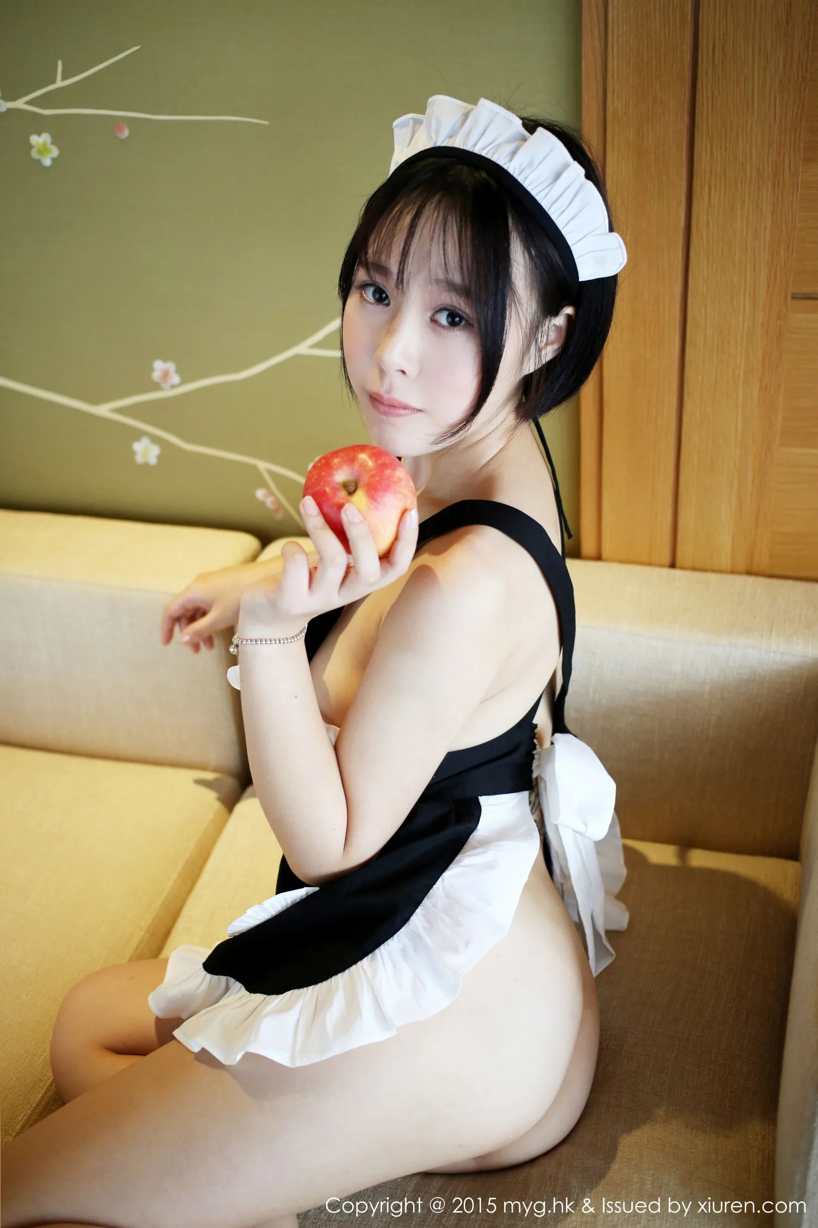 [Bộ sưu tập ảnh làm đẹp MYGIRL]VOL.157 Evelyn - Sách ảnh trang phục hầu gái gợi cảm - 28