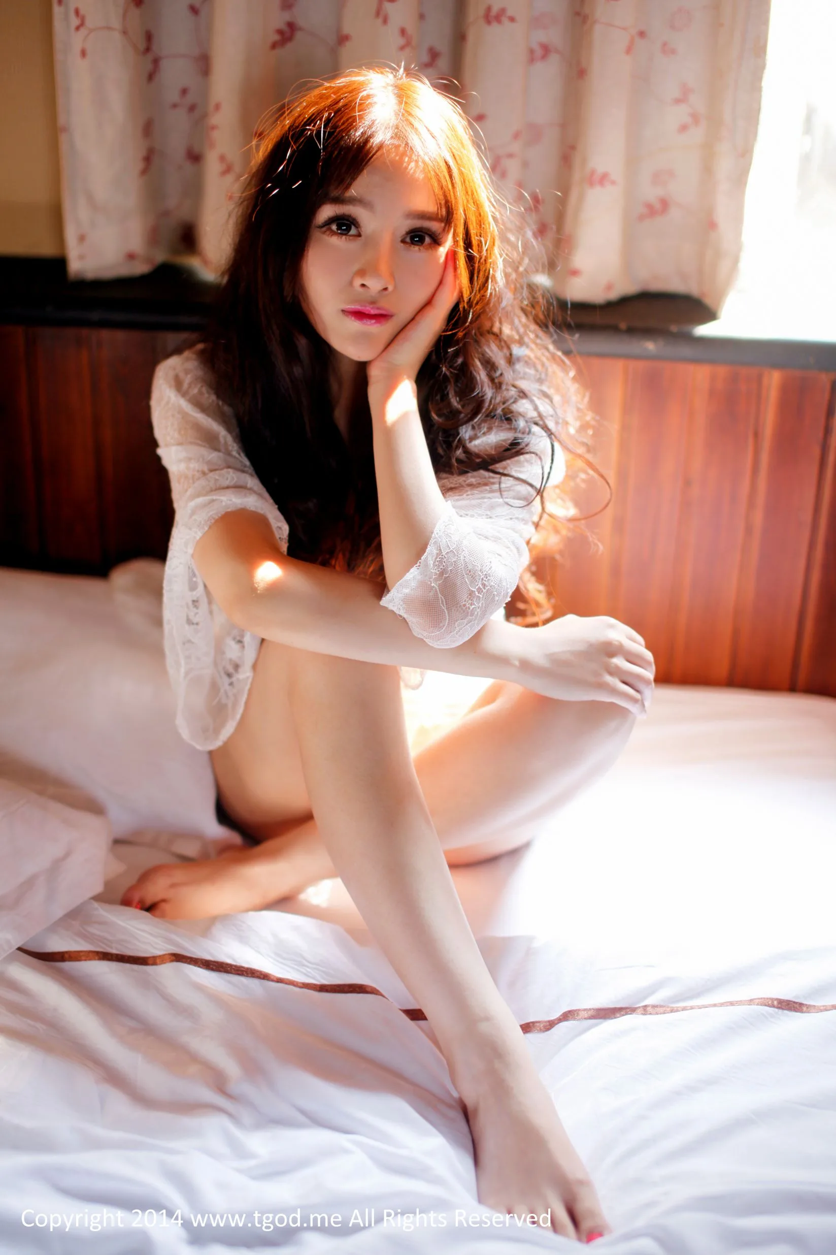 [TGOD đề cử Nữ thần] Takayuki Milkcat - Buổi chụp ảnh riêng quyến rũ: Sự cám dỗ của ren - 9