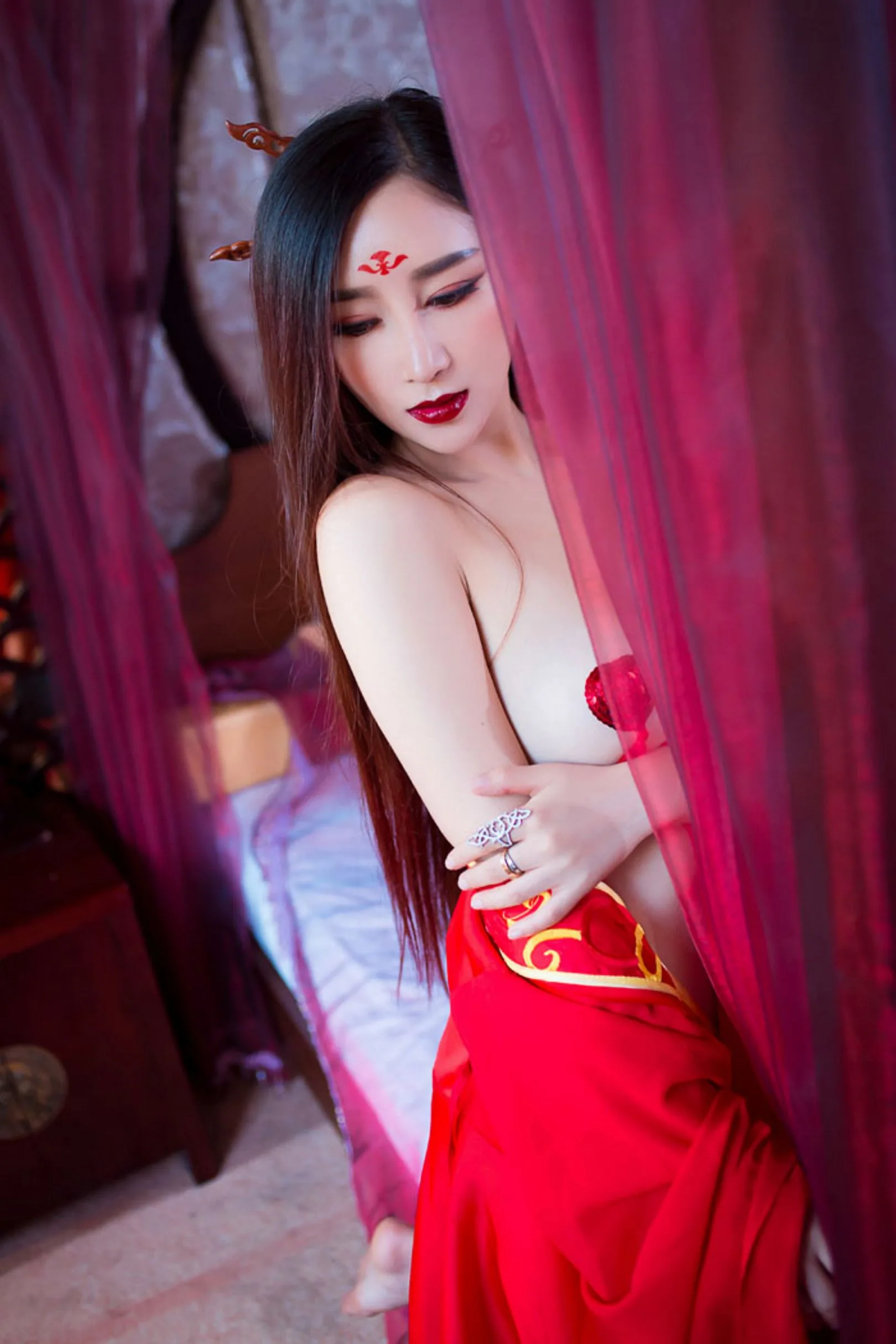 [XIUREN秀人网] SỐ 382 Zou Jingjing - Sách ảnh "Hành trình của hoa ▪ Quỷ hoá" - 19