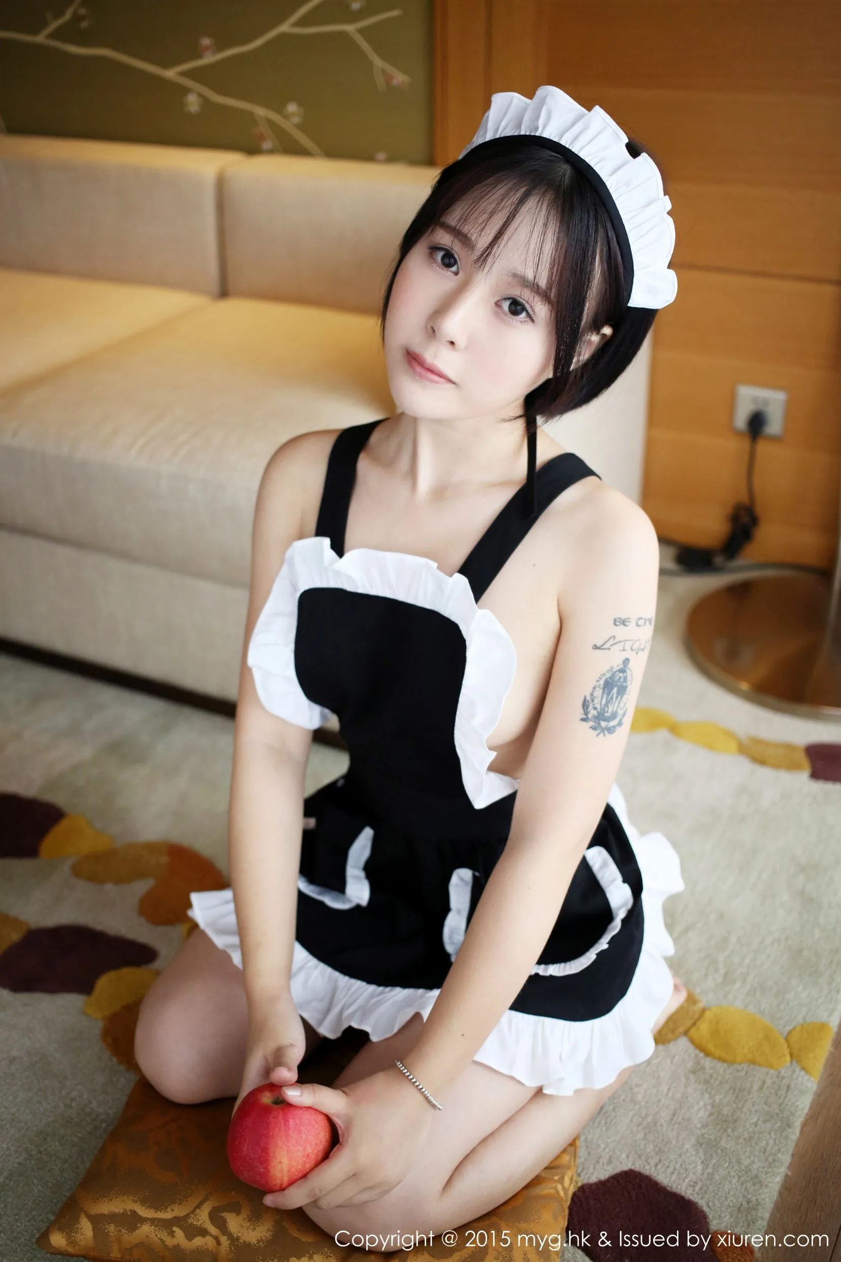 [Bộ sưu tập ảnh làm đẹp MYGIRL]VOL.157 Evelyn - Sách ảnh trang phục hầu gái gợi cảm - 24