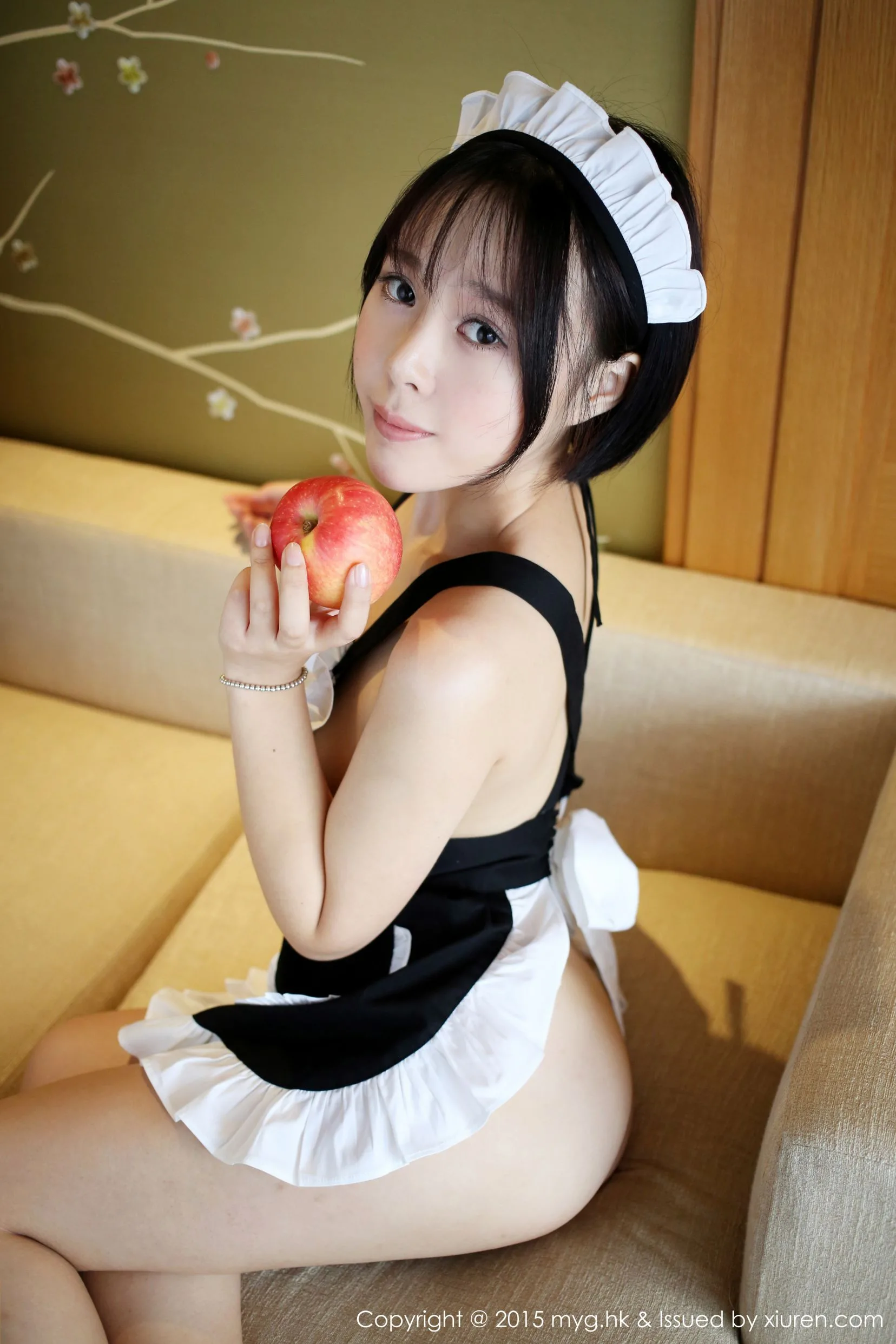 [Bộ sưu tập ảnh làm đẹp MYGIRL]VOL.157 Evelyn - Sách ảnh trang phục hầu gái gợi cảm - 29