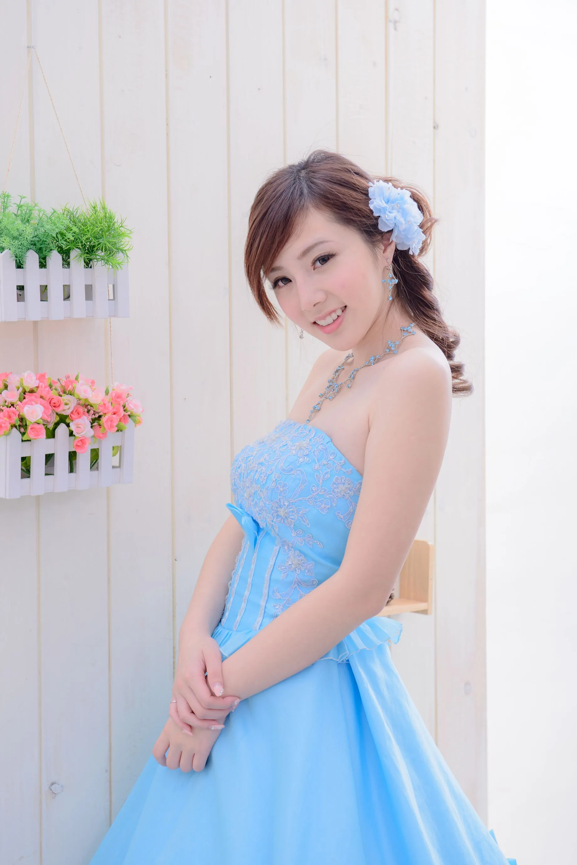 [Vẻ đẹp váy cưới] Chen Siying - Bộ ảnh cưới màu xanh trắng - 15