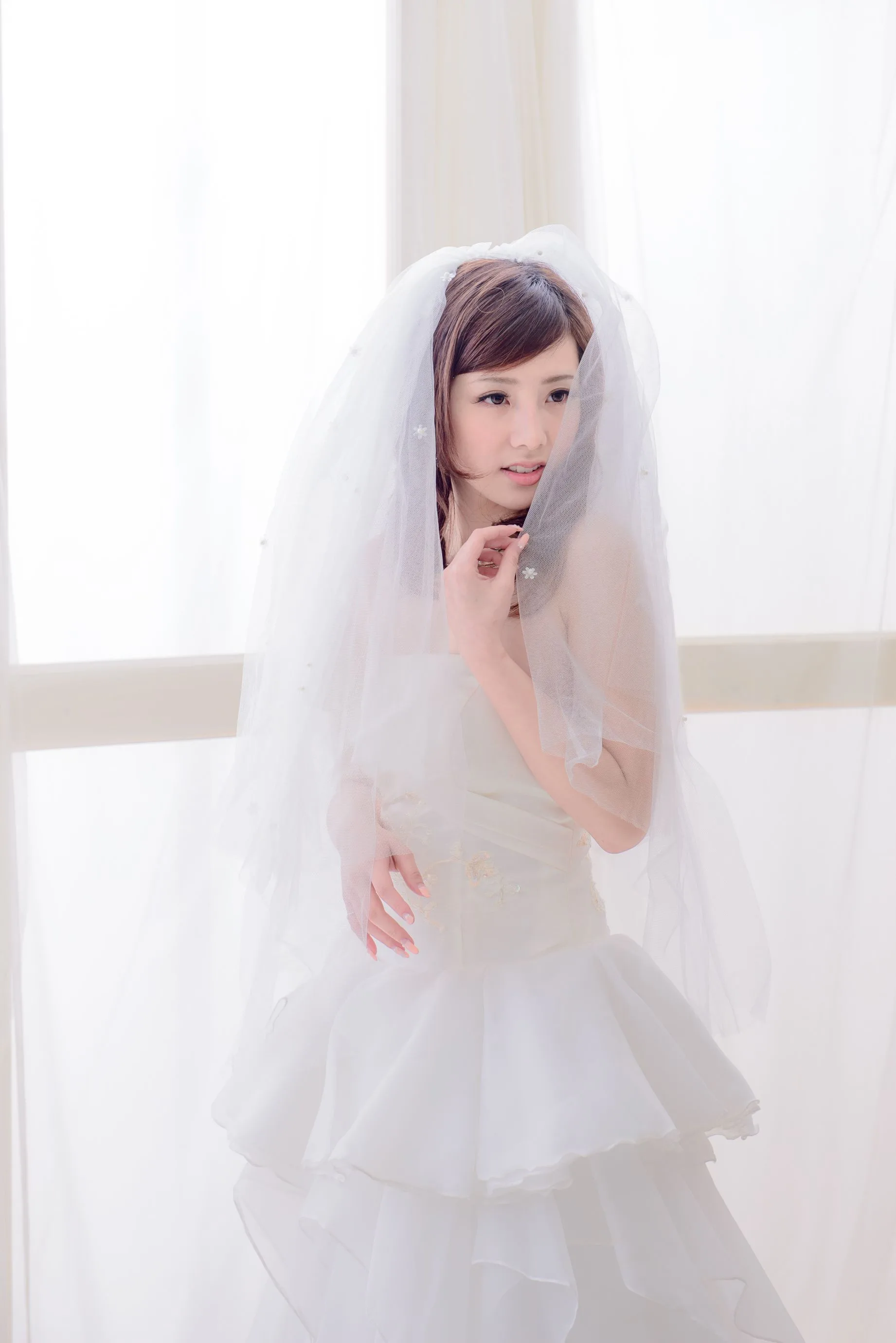 [Vẻ đẹp váy cưới] Chen Siying - Bộ ảnh cưới màu xanh trắng - 54