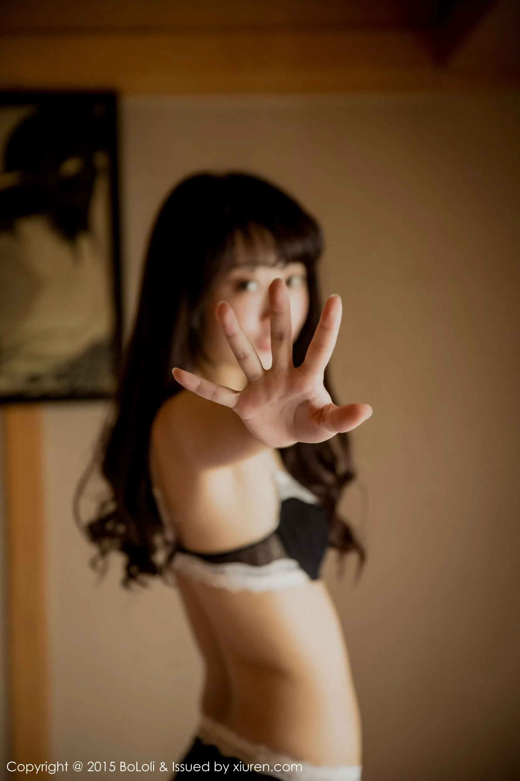 [Hội Polo BOLOLI]VOL.065 Suki Zhu Yiyin - Buổi chụp ảnh riêng tư với nội y theo phong cách nghệ thuật của cô gái - 45