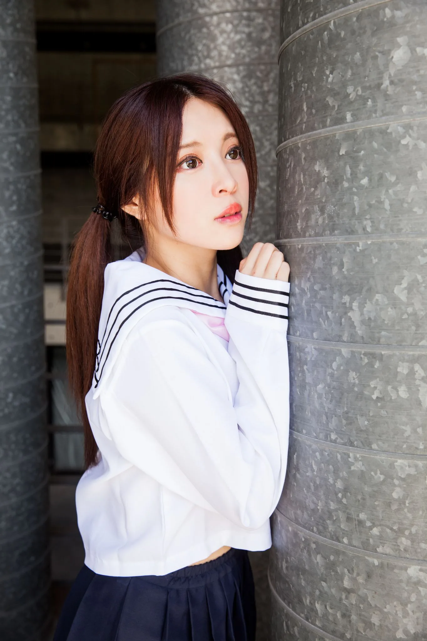 Nữ diễn viên Đài Loan Trương Kỳ Binh (Julie) - Bộ ảnh chụp trang phục thủy thủ/nữ sinh. - 28