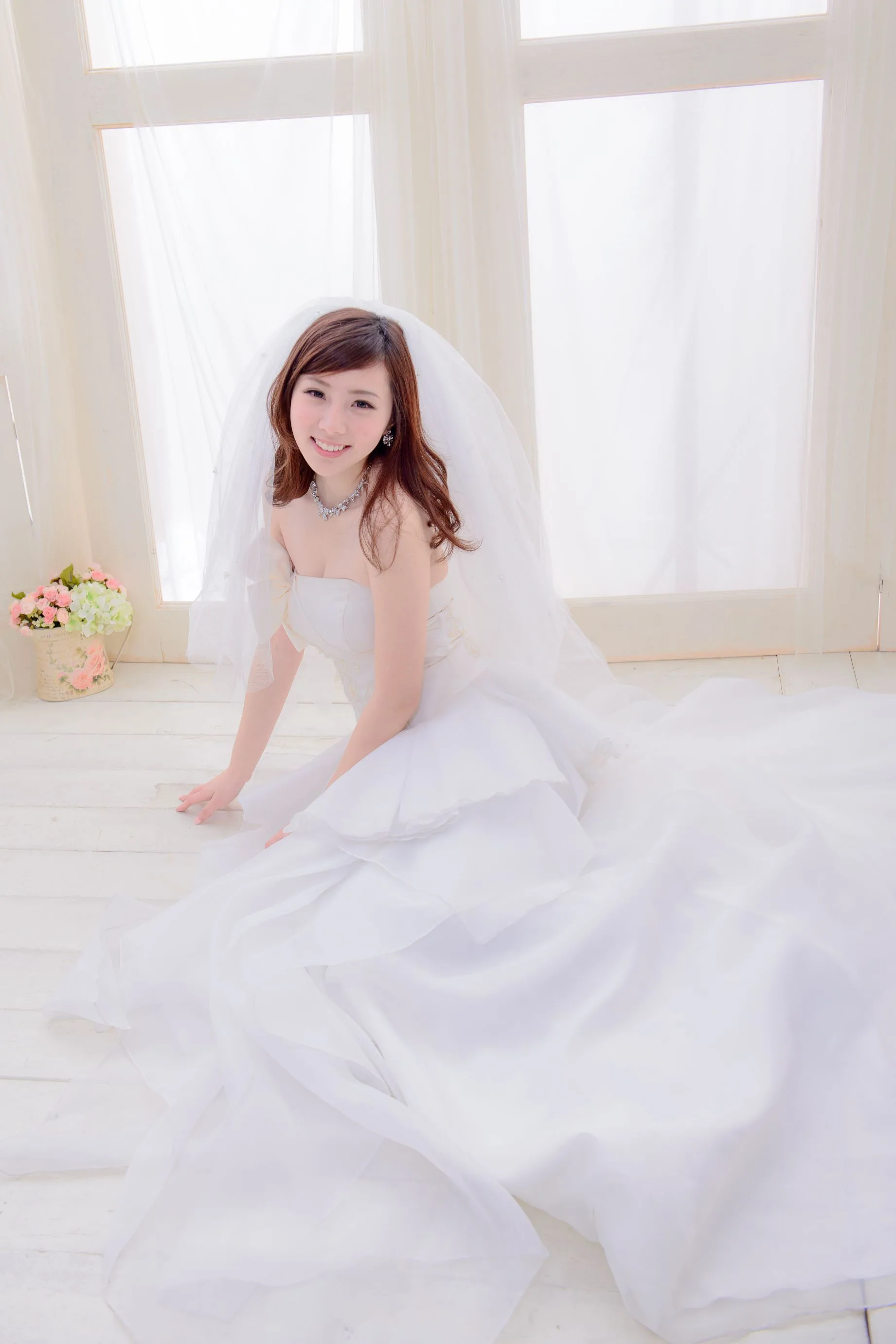 [Vẻ đẹp váy cưới] Chen Siying - Bộ ảnh cưới màu xanh trắng - 38