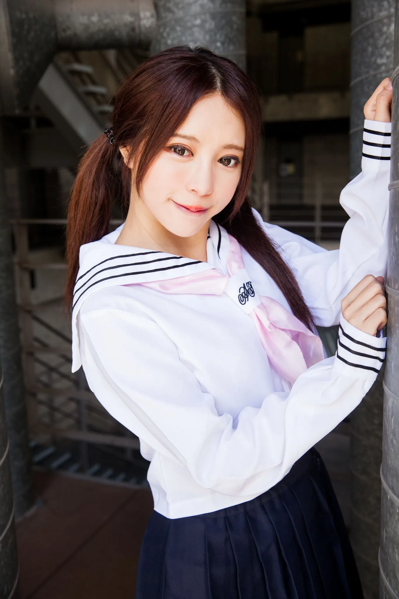 Nữ diễn viên Đài Loan Trương Kỳ Binh (Julie) - Bộ ảnh chụp trang phục thủy thủ/nữ sinh. - 30