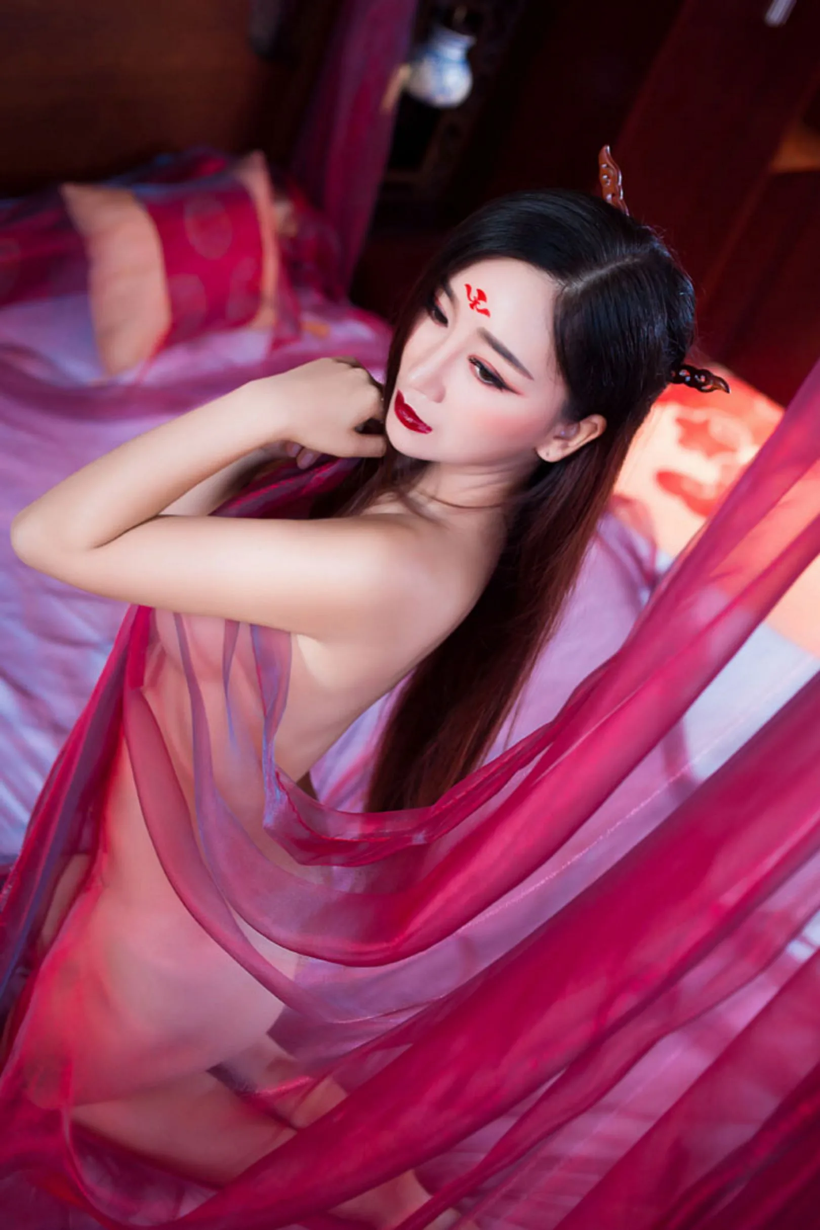 [XIUREN秀人网] SỐ 382 Zou Jingjing - Sách ảnh "Hành trình của hoa ▪ Quỷ hoá" - 28
