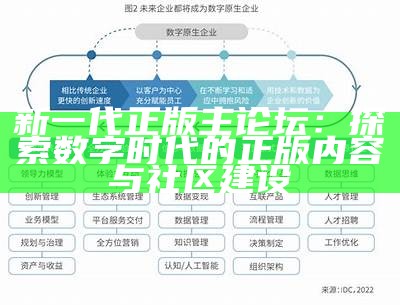 新一代正版主论坛：探索数字时代的正版内容与社区建设