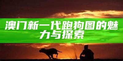 澳门新一代跑狗图的魅力与探索