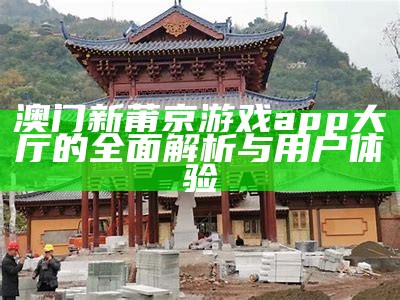 澳门新莆京游戏app大厅的全面解析与用户体验